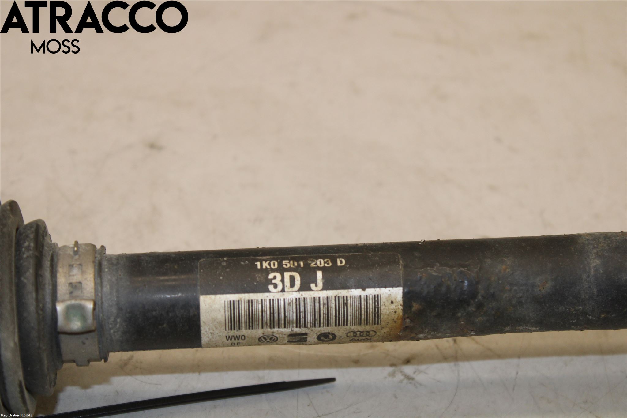 Skoda OCTAVIA (1Z) 05-13 Drivaksel Bak Kompl Venstre