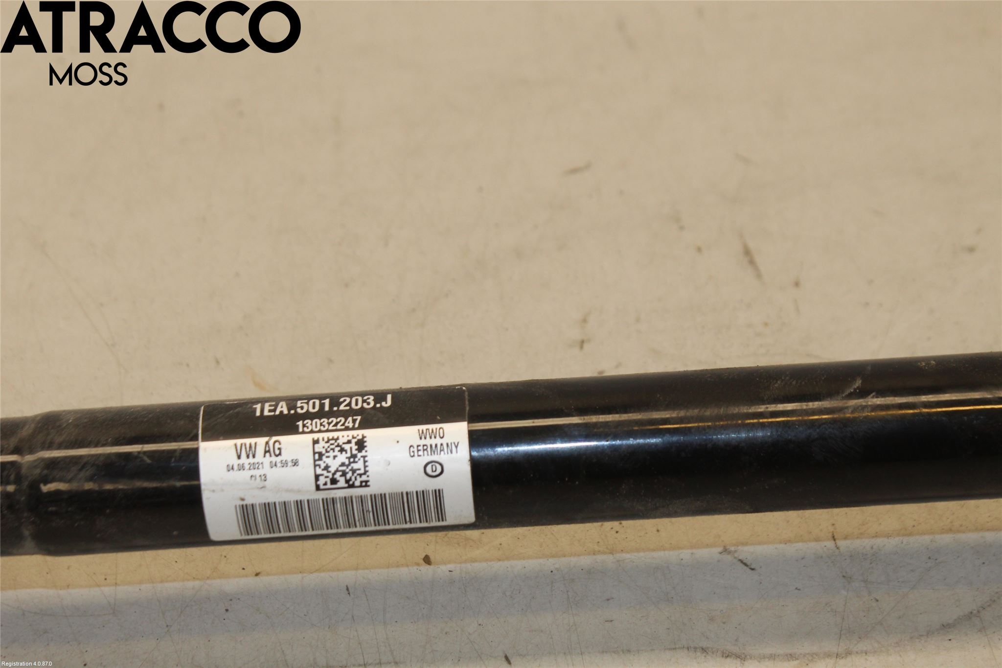 Audi Q4 E-TRON FZ 22- Drivaksel Bak Kompl Venstre