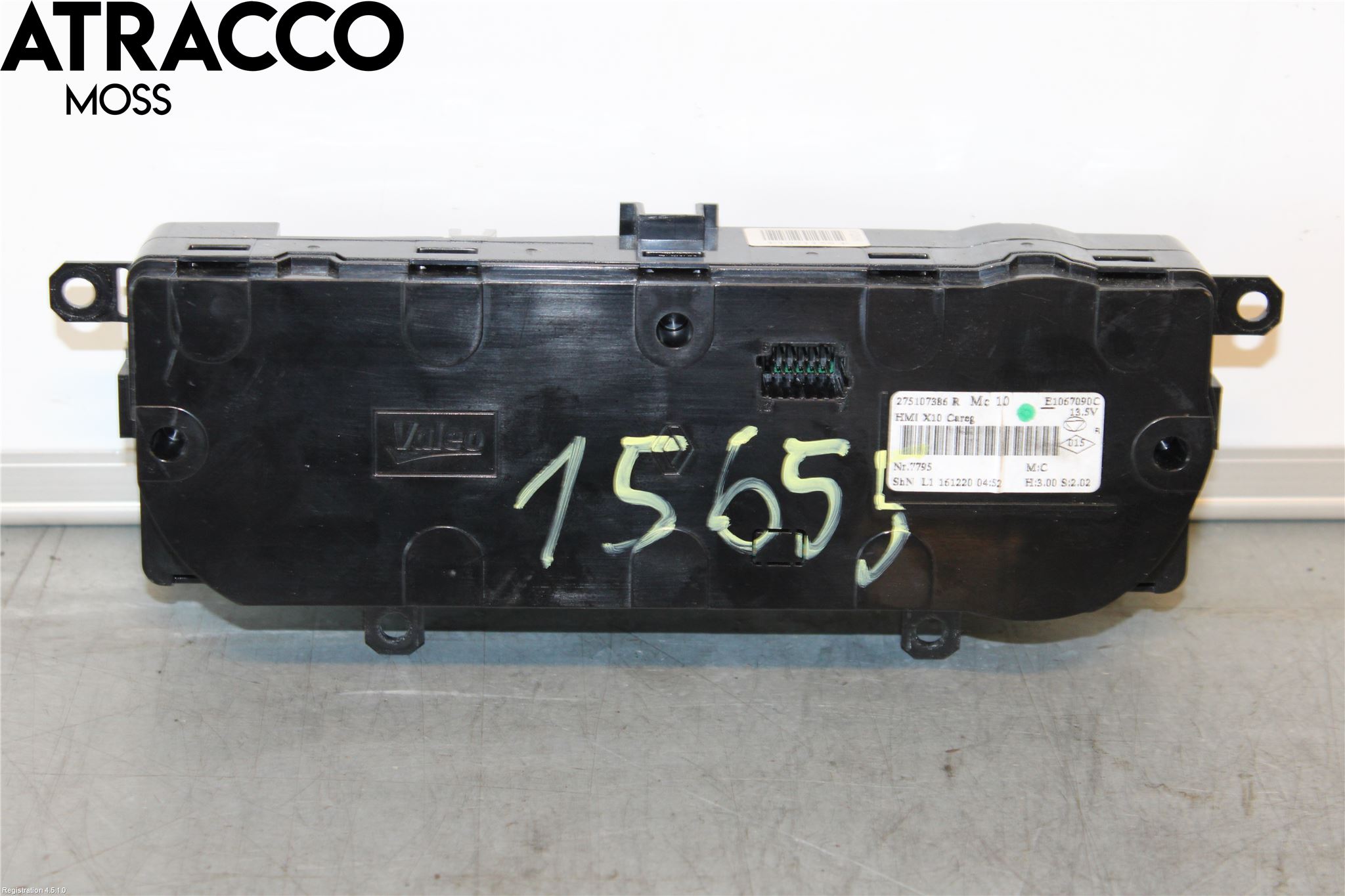 Renault ZOE/E-TECH 13- Varme Ac Betjening-Display