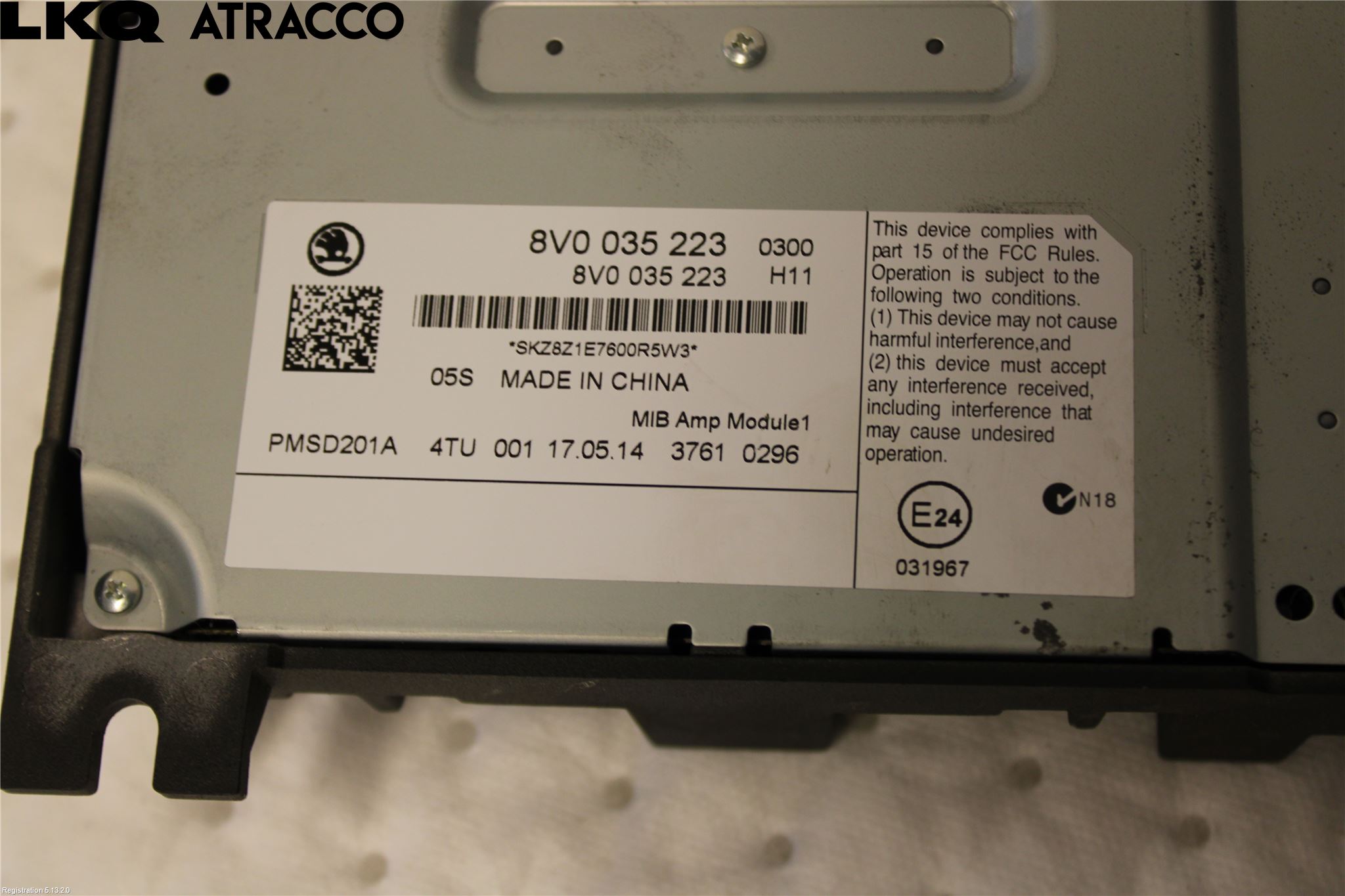 Skoda OCTAVIA (5E) 13-20 Stereo Forsterker