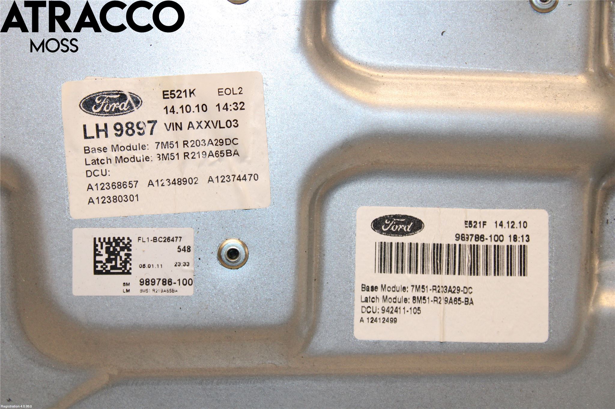 Ford KUGA 08-12 Vindusheis