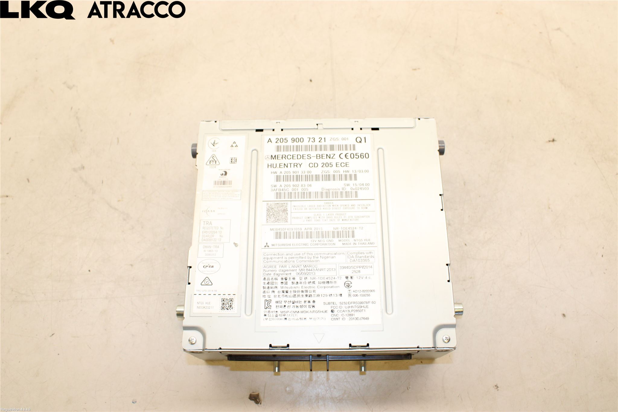 Mercedes-Benz MB C-KLASS (W205) 14-21 Stereo Radio