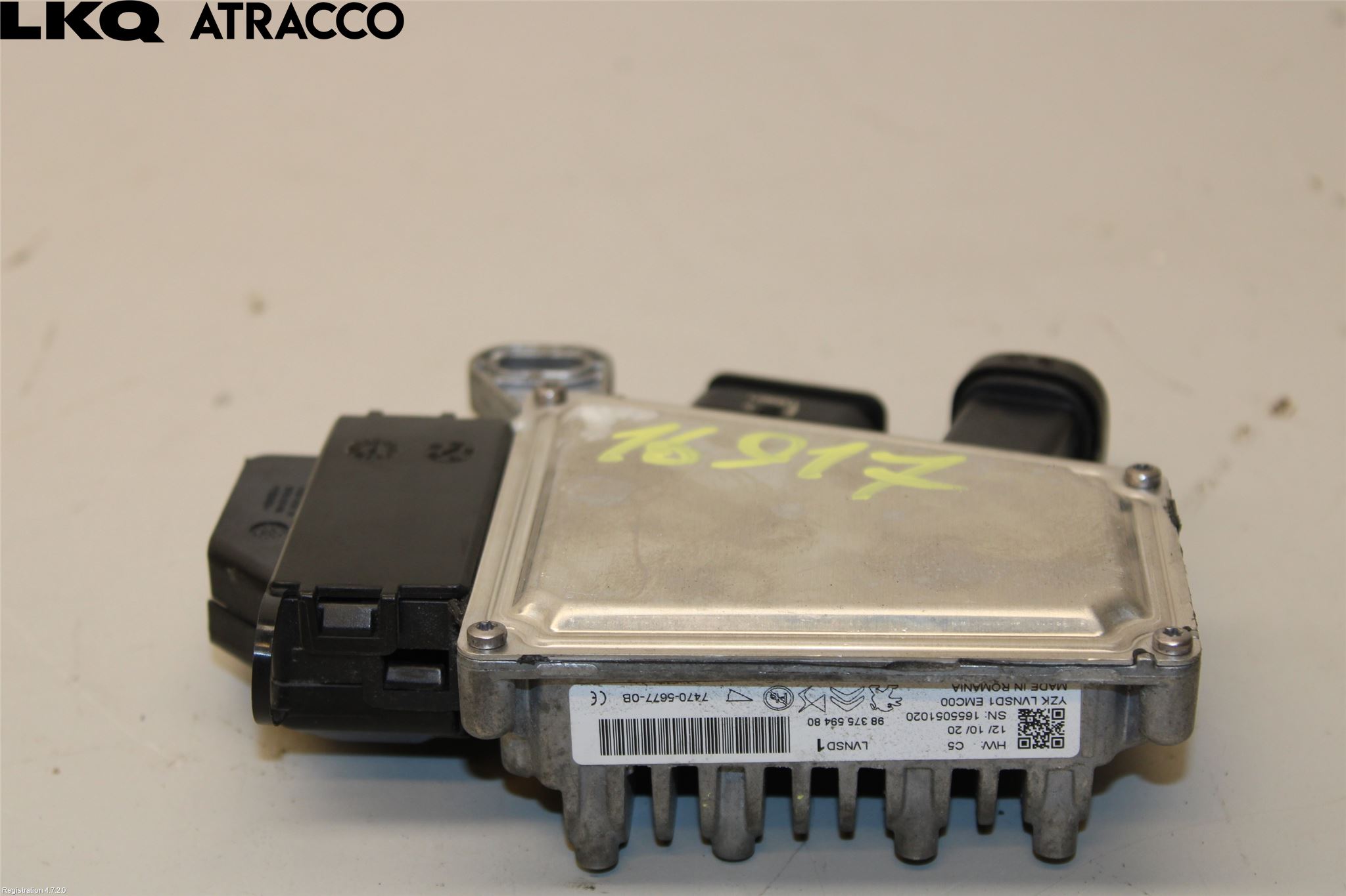 Peugeot 2008/E-2008 20- Styreenhet Øvrig