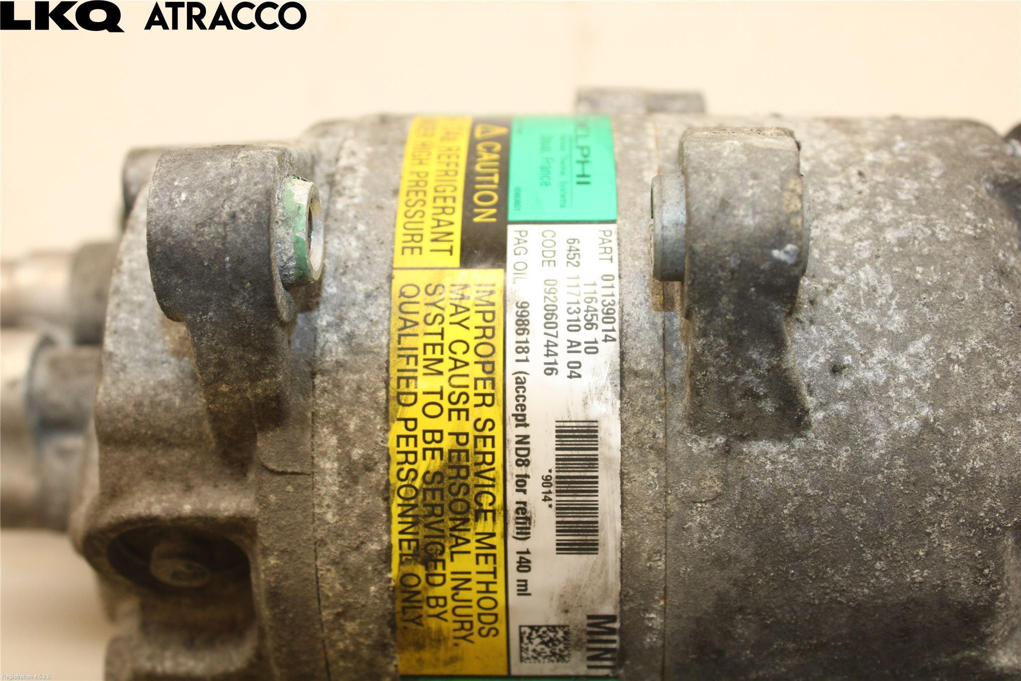 Mini COUPE R50/53 01-06 Varme Ac Kompressor