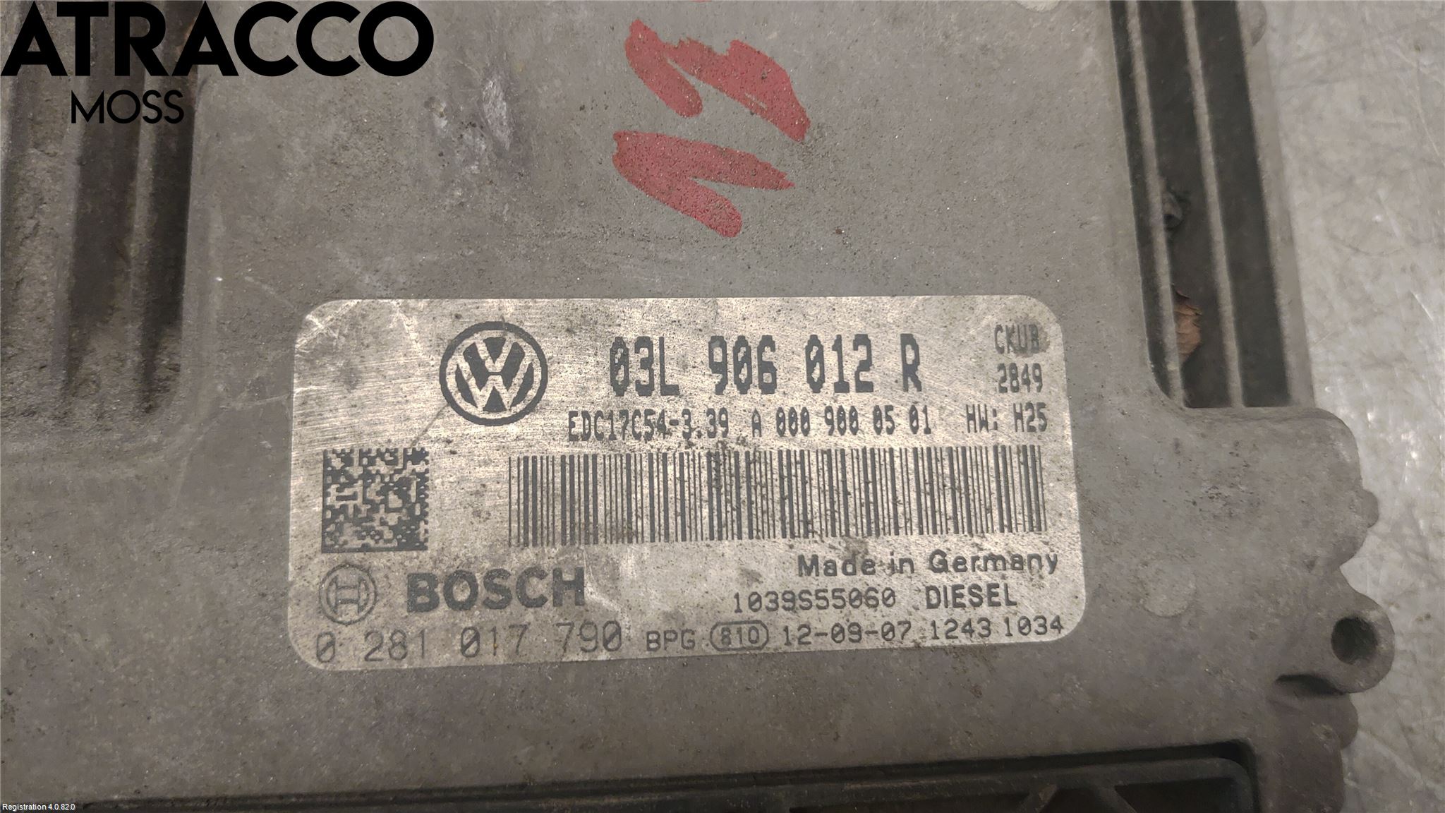 Volkswagen VW CRAFTER 06-16 Styreenhet Innsprøytning