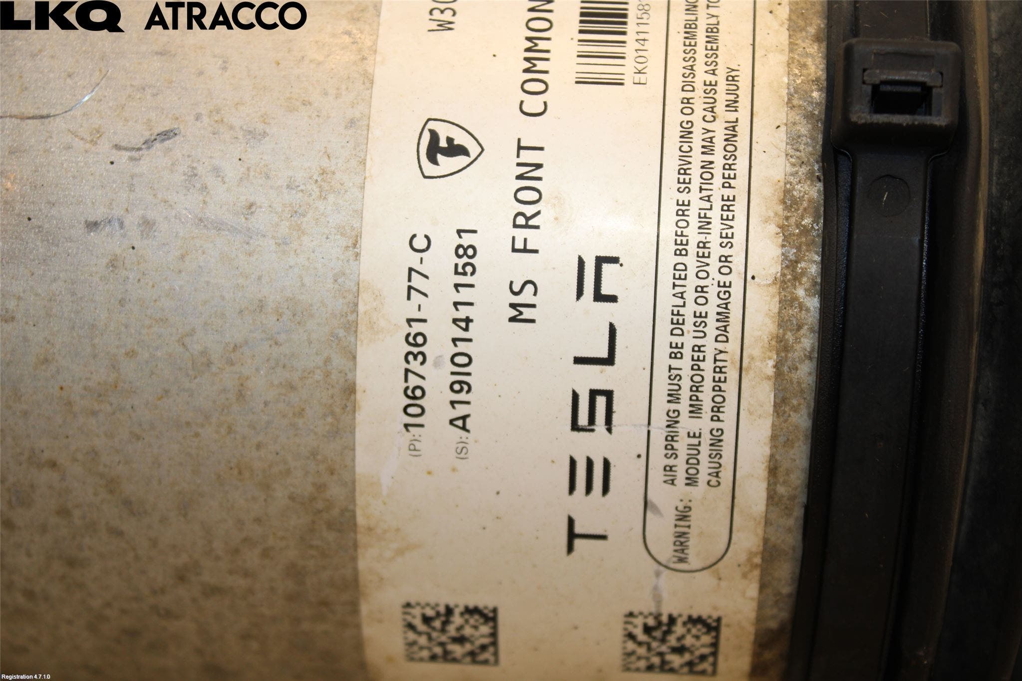 Tesla MODEL S 13- Fjærbein Foran Høyre