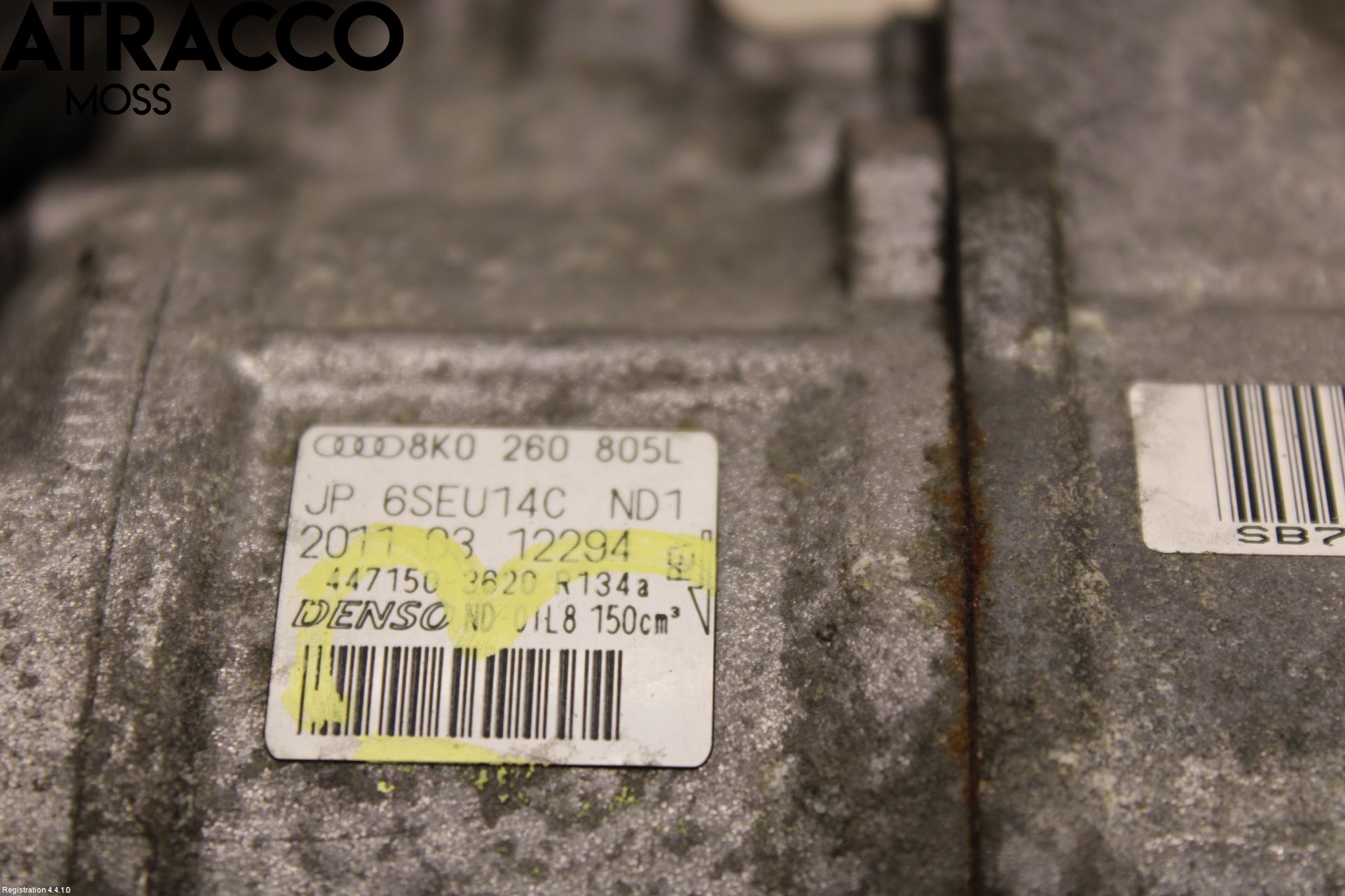 Audi A4/S4 08-11 Varme Ac Kompressor