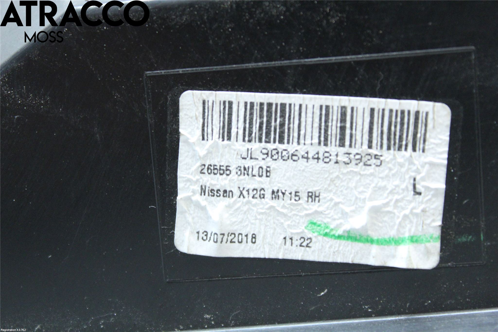 Nissan LEAF 11-17 Baklykt Venstre