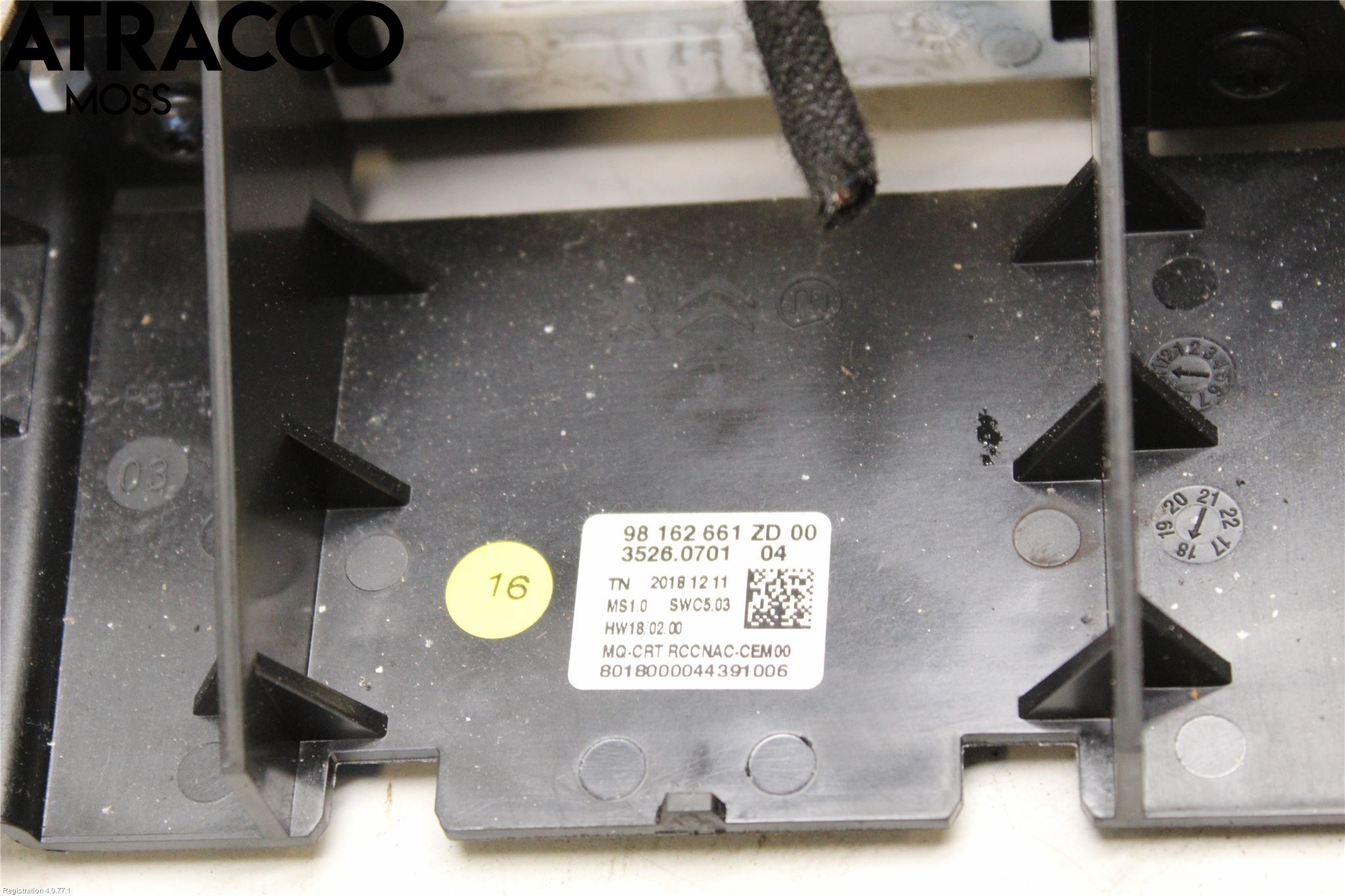 Citroen BERLINGO/E-BERLINGO 19- Multifunktionsdisplay