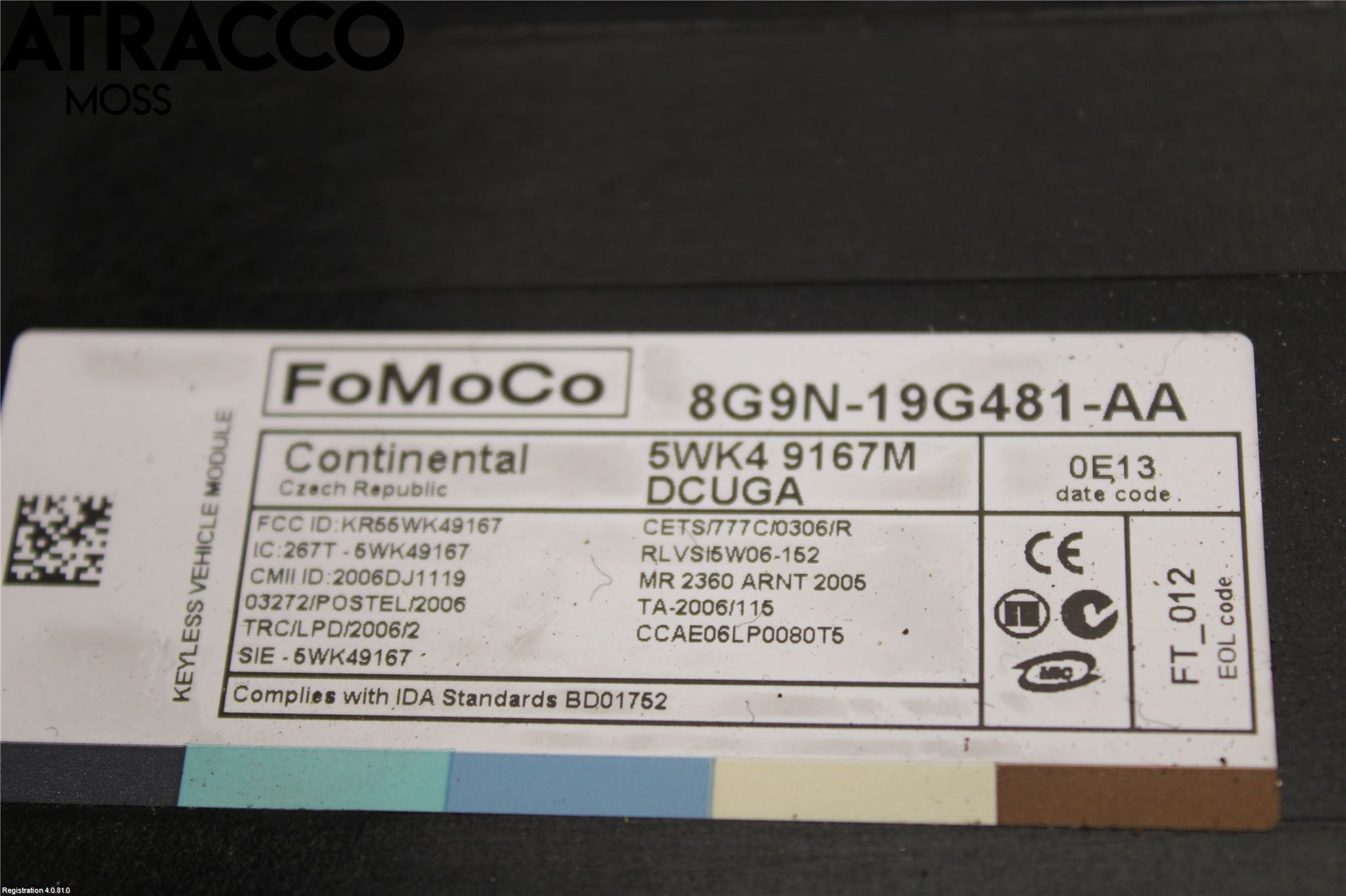 Volvo V70 08-13 Styreenhet Øvrig