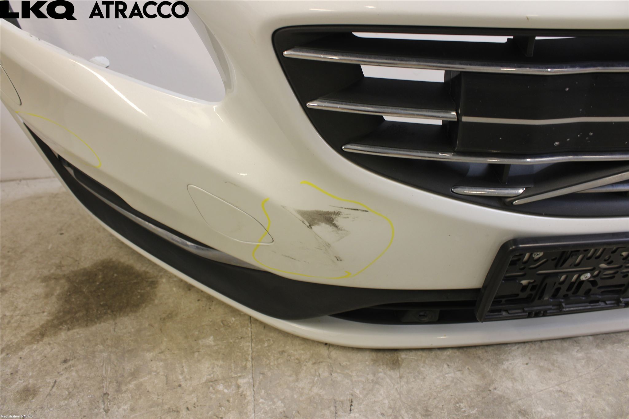 Volvo V60 14-18 Støtfanger Foran Deformelemen