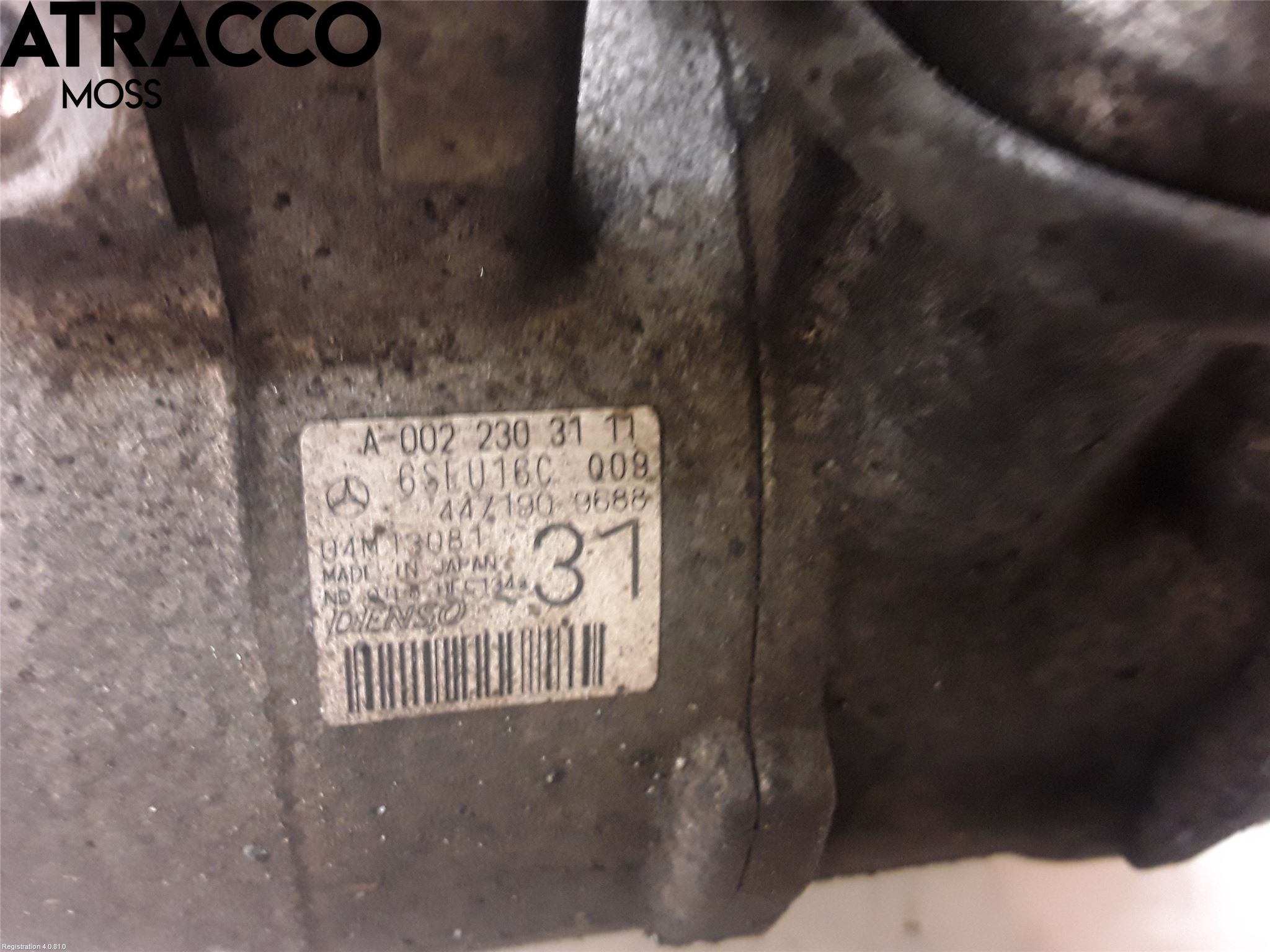 Mercedes-Benz MB E-KLASS (W212) 09-16 Varme Ac Kompressor