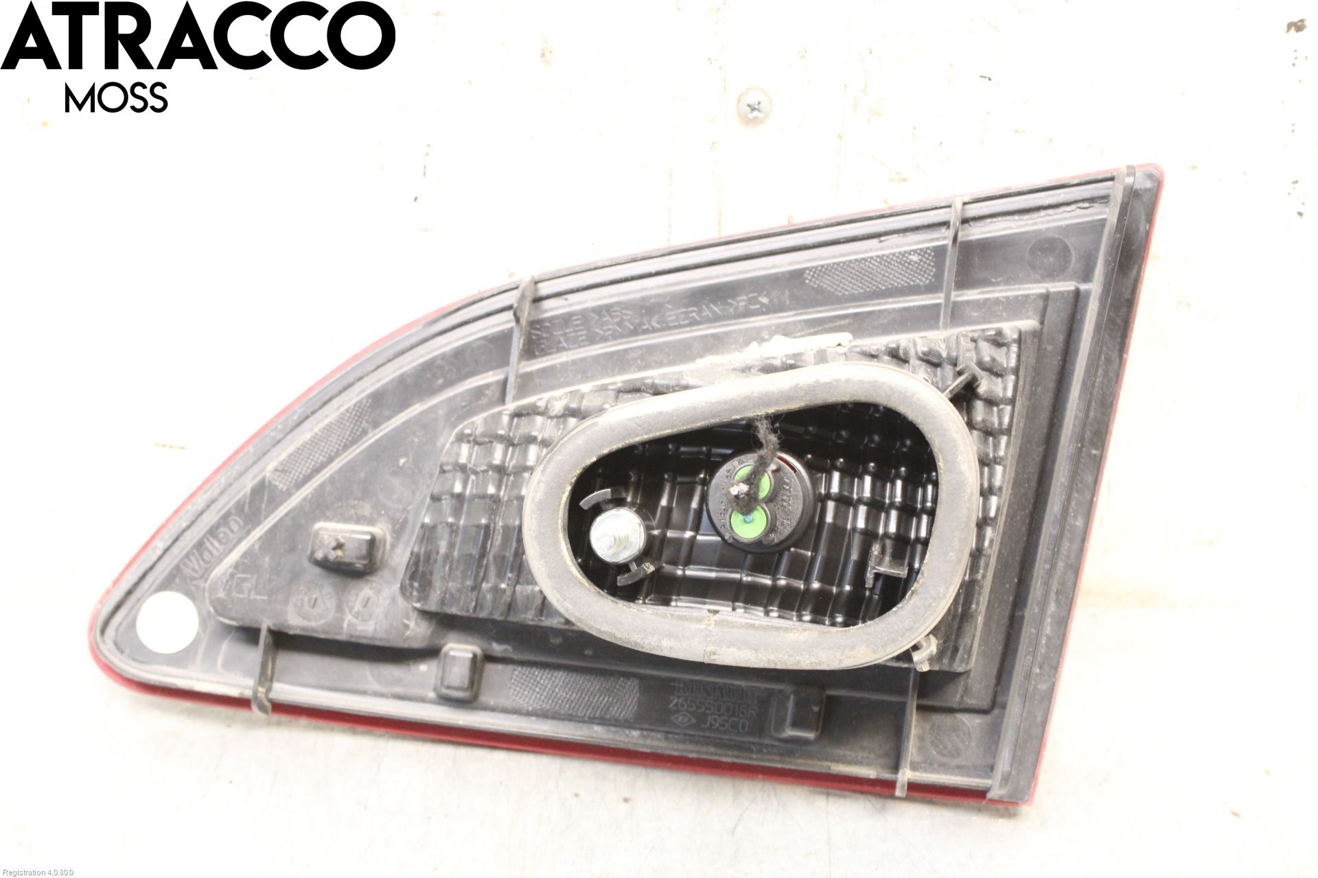 Renault SCÉNIC/GRAND 07-09 Baklykt Venstre  På Luke(Indre