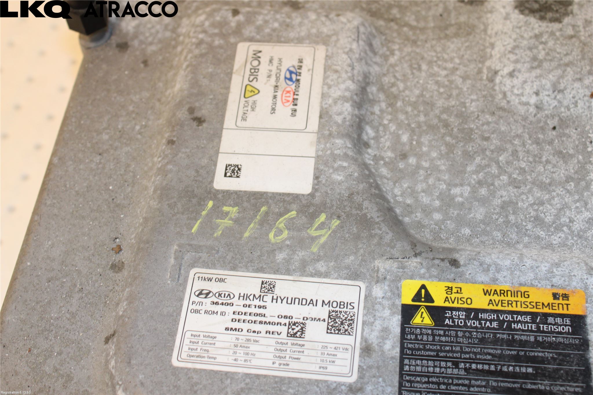 Kia NIRO (DE) 17-22 Batterilader Hybrid