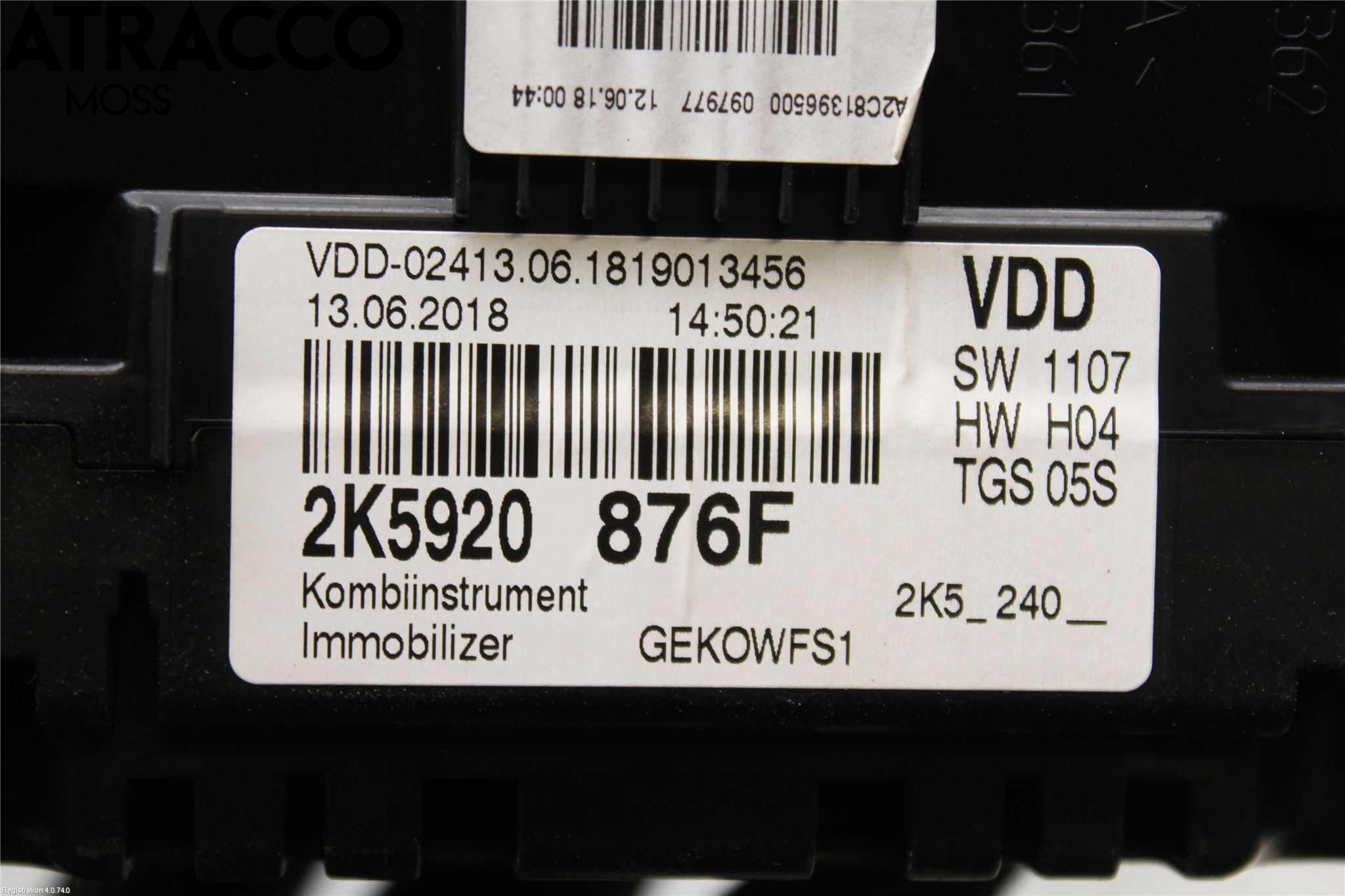 Volkswagen VW CADDY 16-20 Instr Kombinert