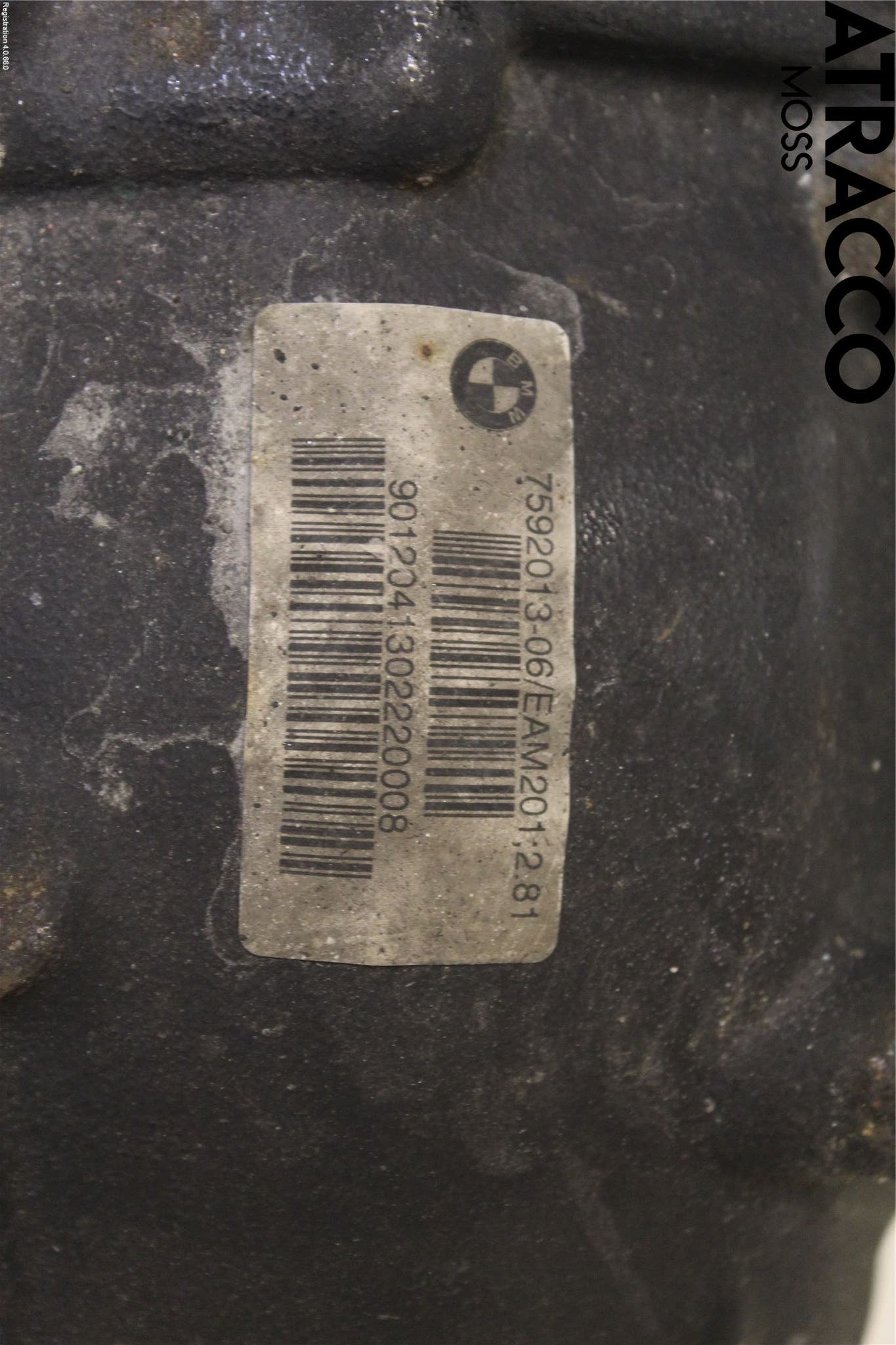 BMW X3 F25 10-17 Bakaksel Kardang Bak -Diff