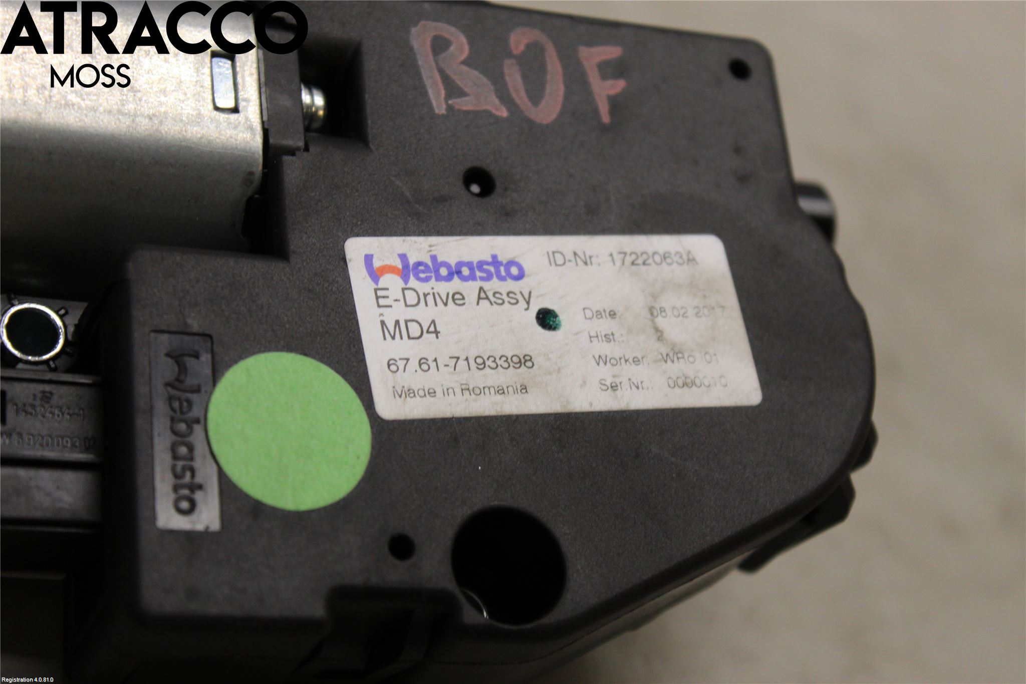 BMW i3 I01 13-22 Takluke Motor