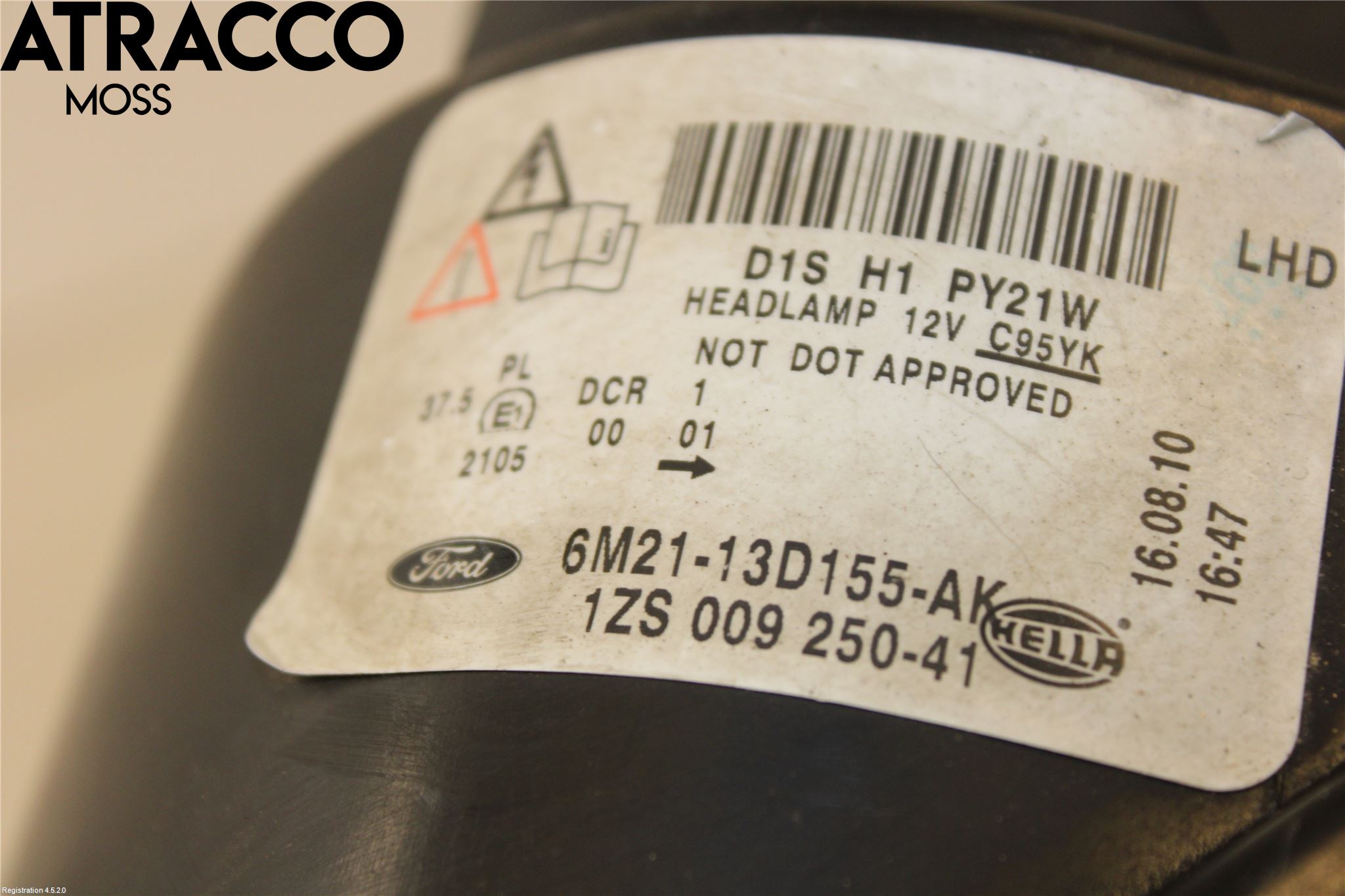 Ford S-MAX 06-15 Frontlykt Venstre