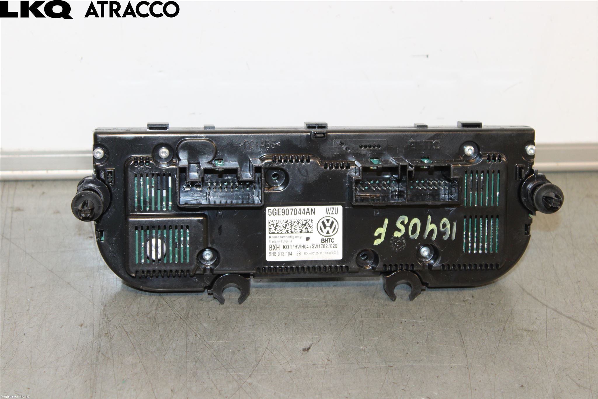 Volkswagen VW GOLF / E-GOLF VII 13-20 Varme Ac Betjening-Display