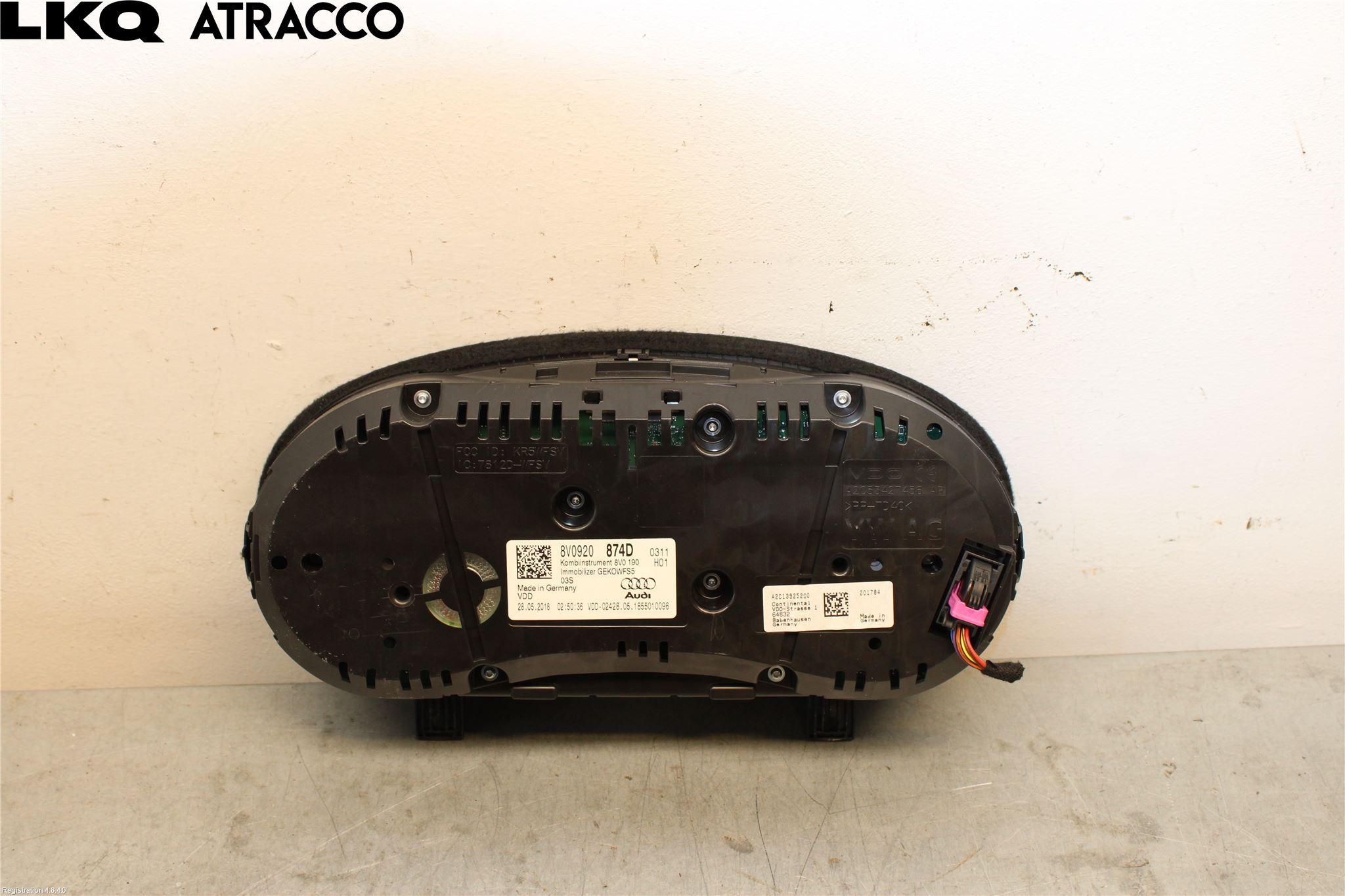 Audi A3/S3 8V 13-20 Instr Speedometer