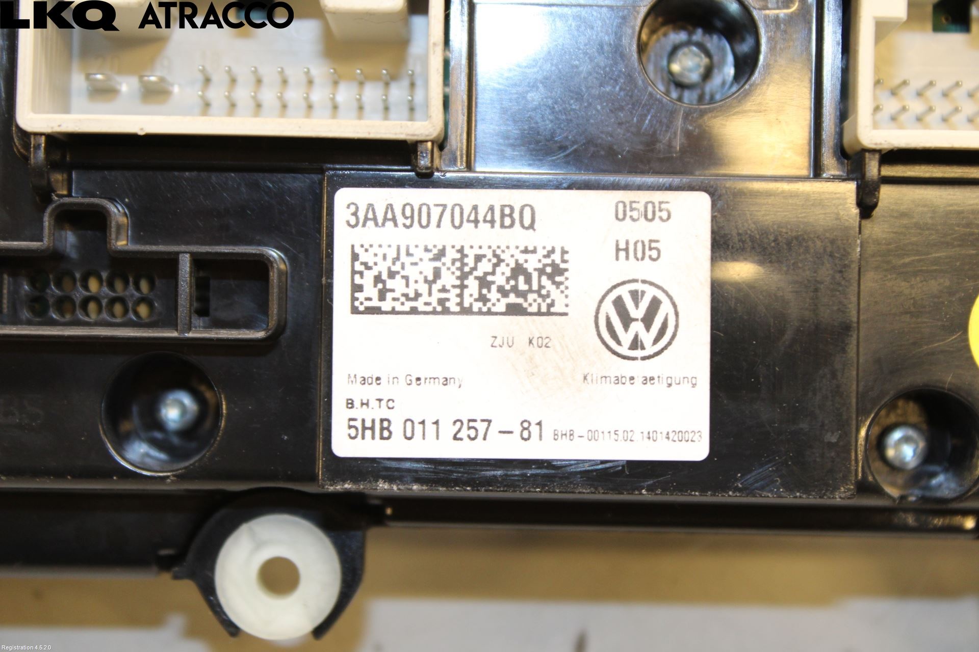 Volkswagen VW PASSAT 11-14 Varme Ac Betjening-Display