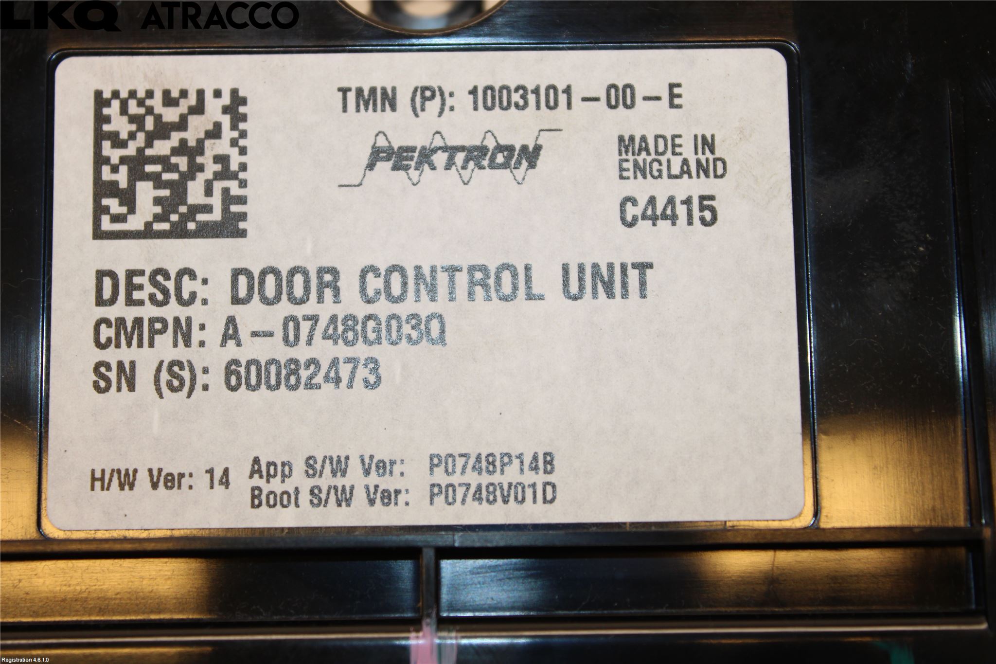 Tesla MODEL S 13- Styreenhet Dør