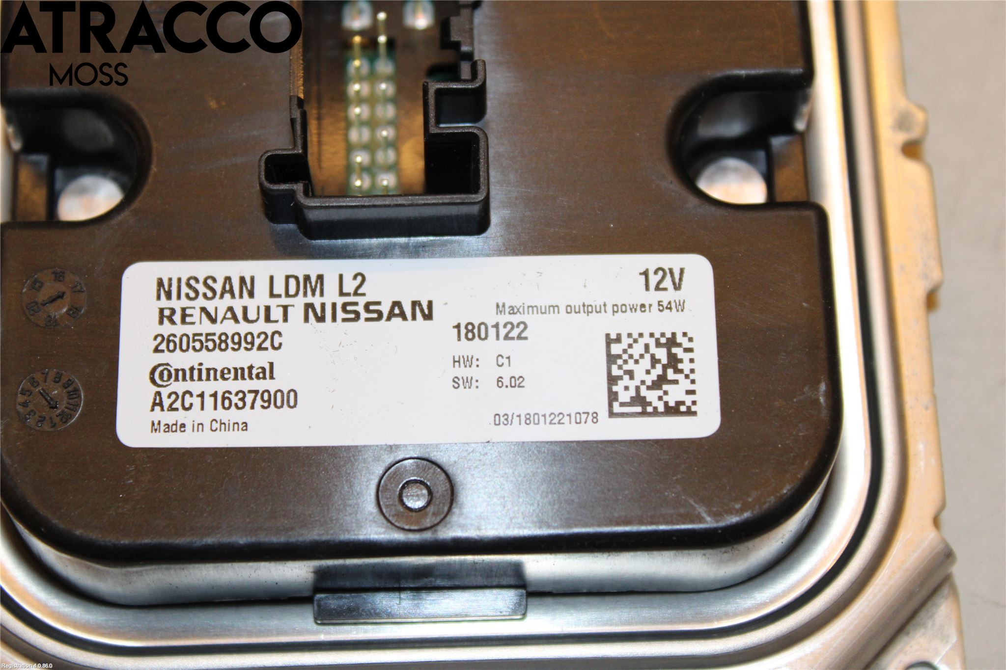 Nissan LEAF 18- Styreenhet Xenon