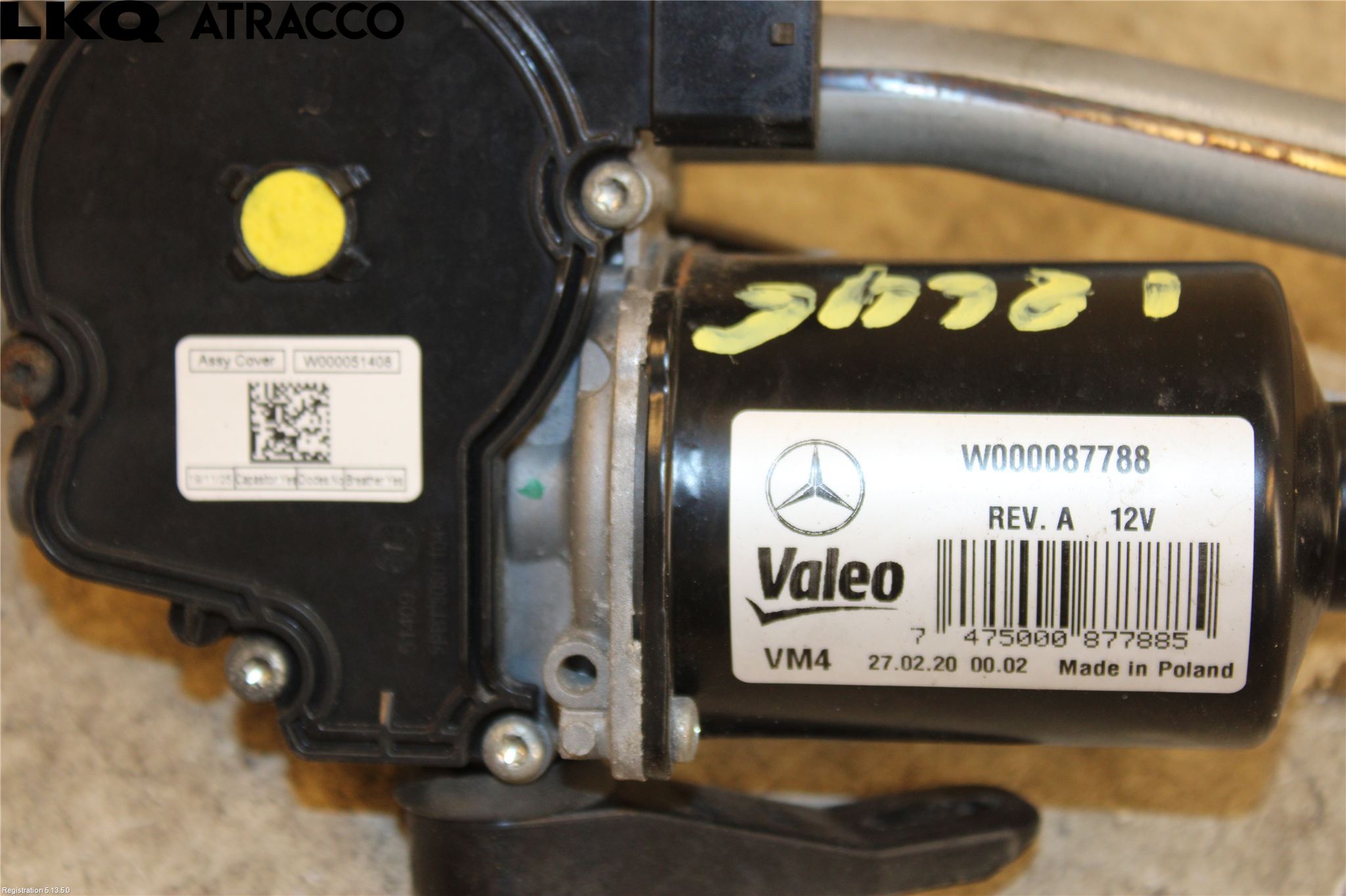 Mercedes-Benz MB SPRINTER (W907/W910) 19- Viskeroverføring Frontrute