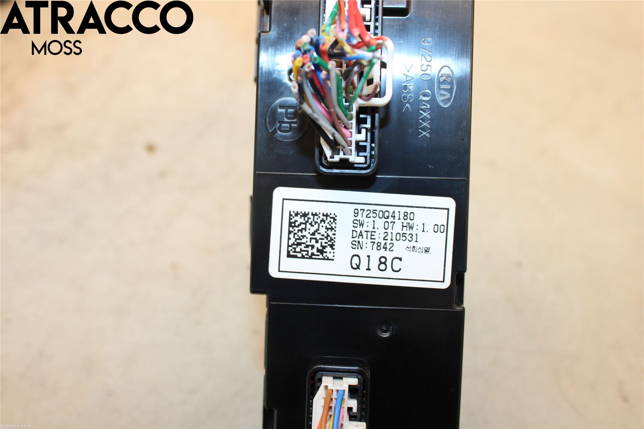 Kia NIRO (DE) 17-22 Varme Ac Betjening-Display