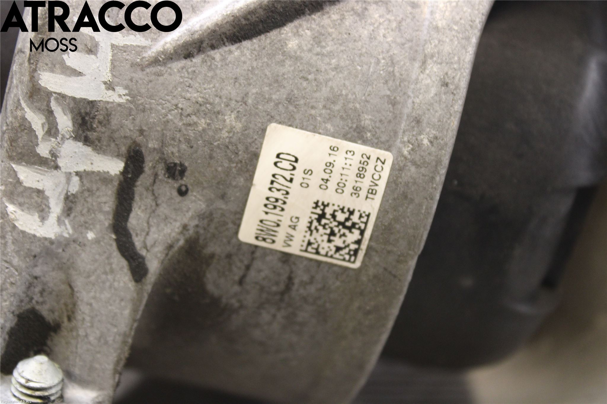 Audi A5 17- Motor Feste Gummi