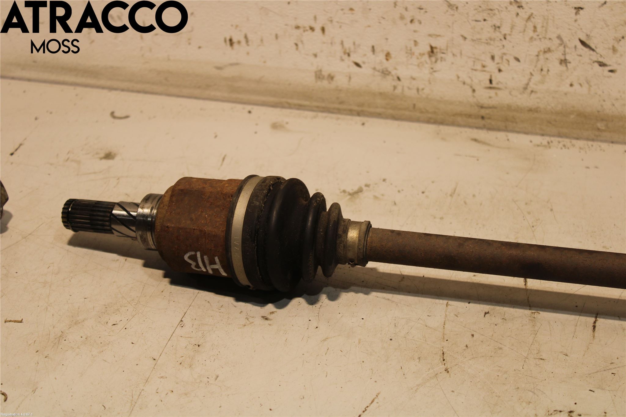 Nissan X-TRAIL 08-14 Drivaksel Bak Kompl Høyre