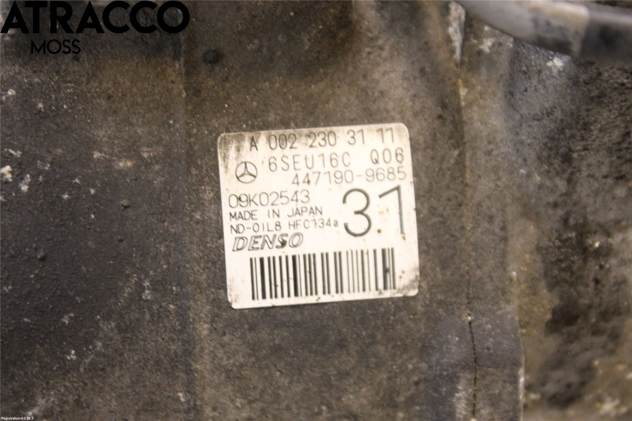 Mercedes-Benz MB E-KLASS (W212) 09-16 Varme Ac Kompressor