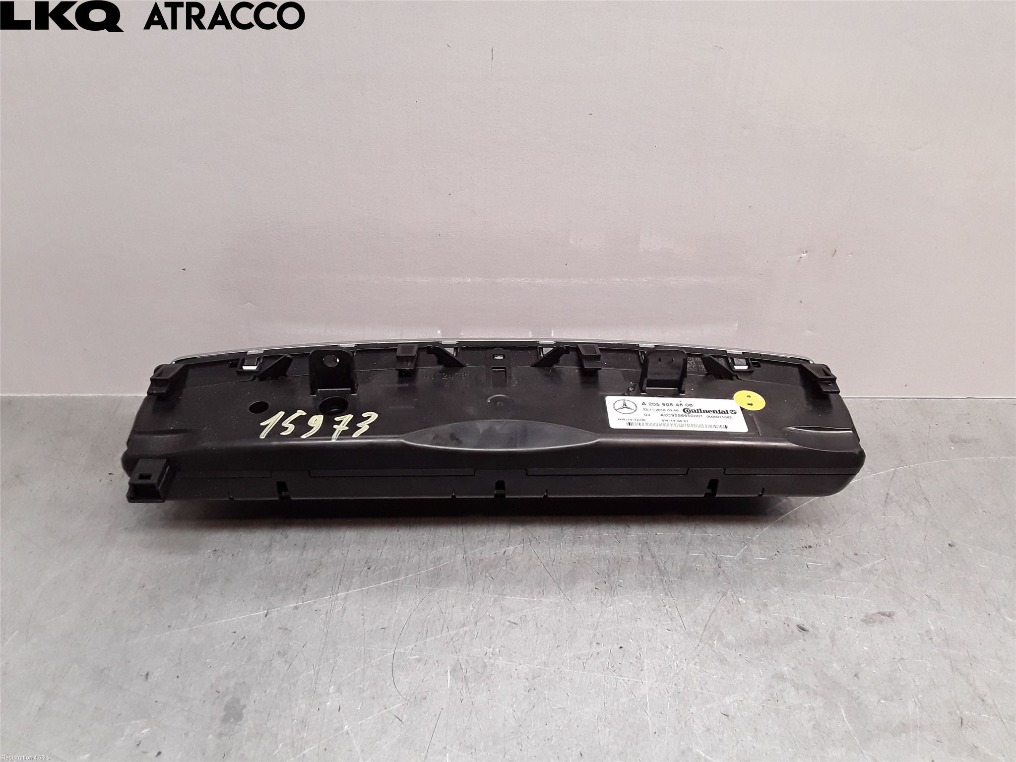 Mercedes-Benz MB GLC-KLASS (X253/C253) 15-22 Varme Ac Betjening-Display