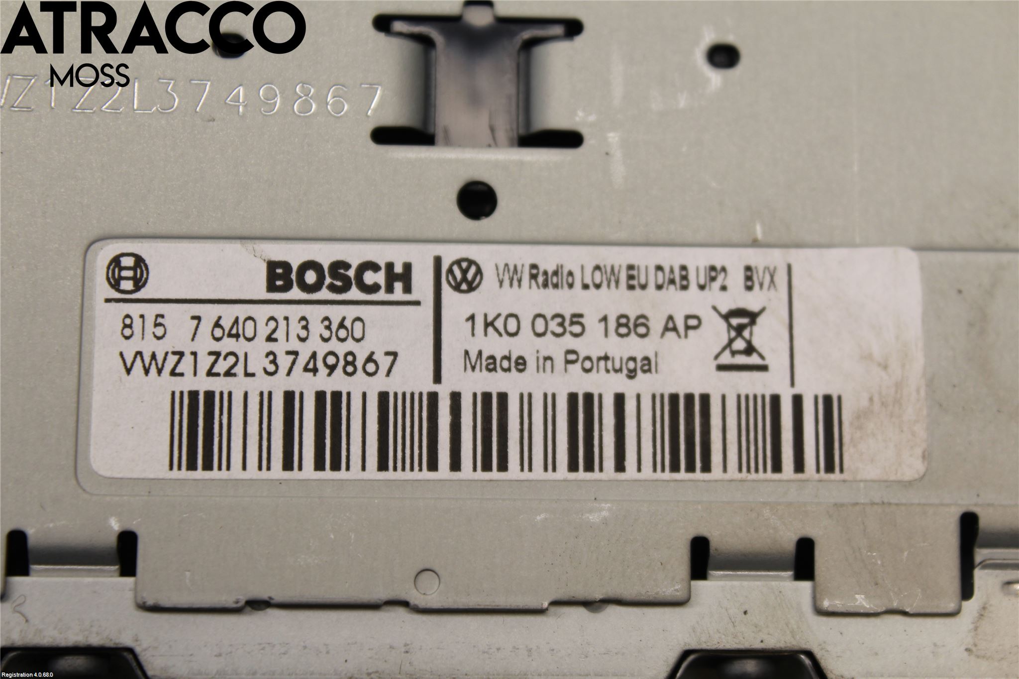 Volkswagen VW GOLF VI 09-13 Stereo Radio Med Cd