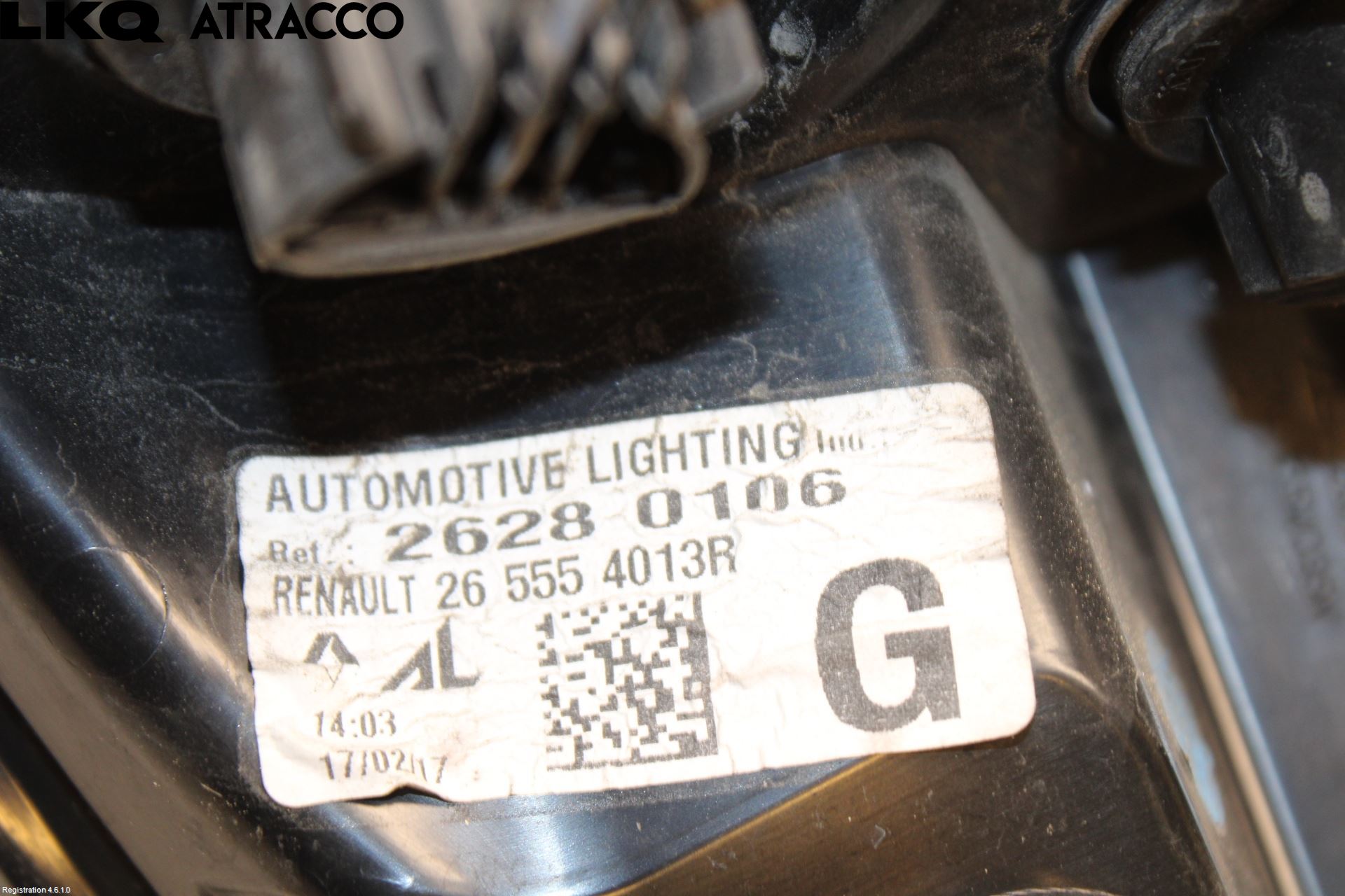 Renault ZOE/E-TECH 13- Baklykt Venstre