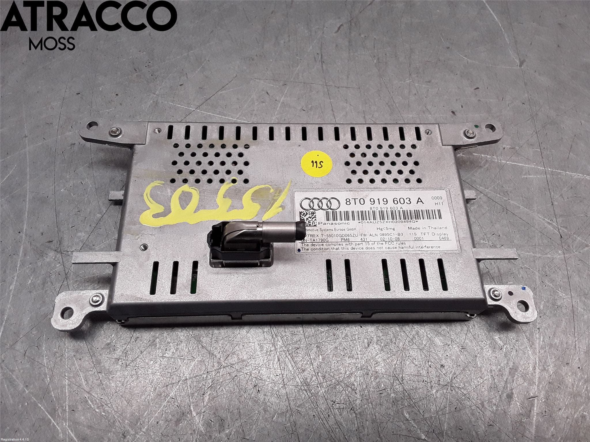 Audi A4/S4 08-11 Multifunktionsdisplay