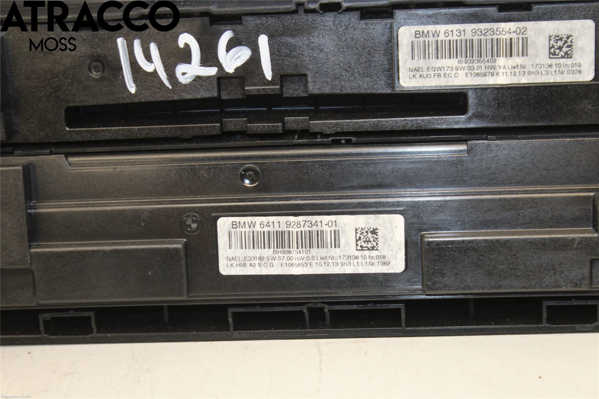 BMW 1 F20/F21 11-19 Varme Ac Betjening-Display