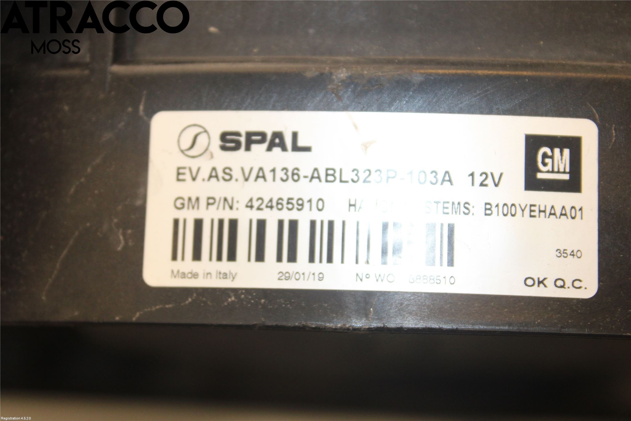 Opel AMPERA 17- Kjølevifte Elektrisk