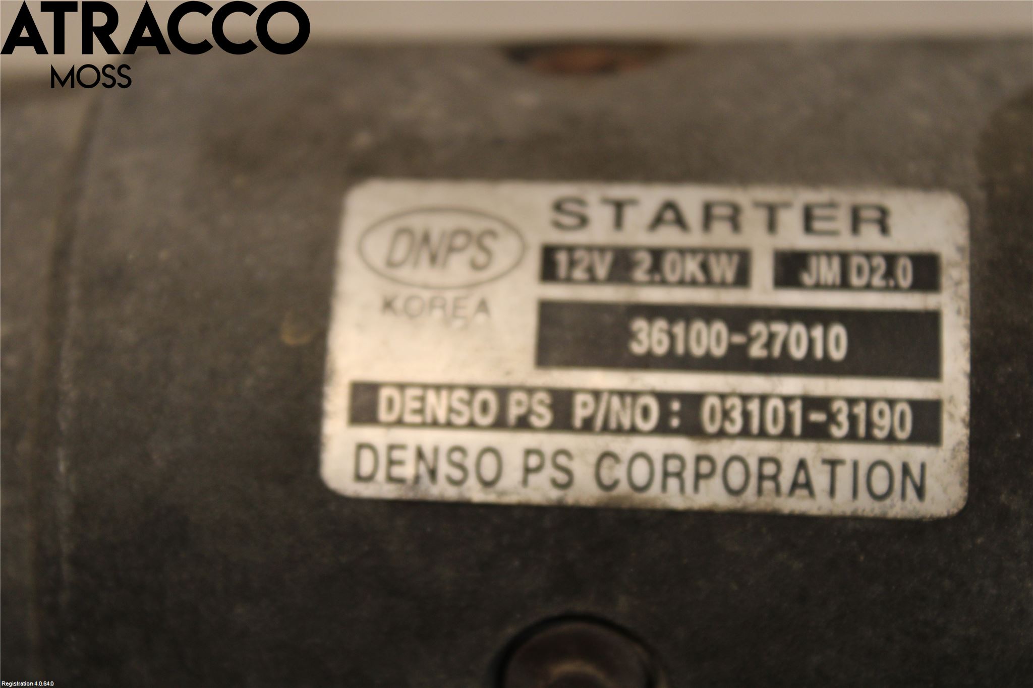 Hyundai SANTA FE  06-12 Startmotor Diesel