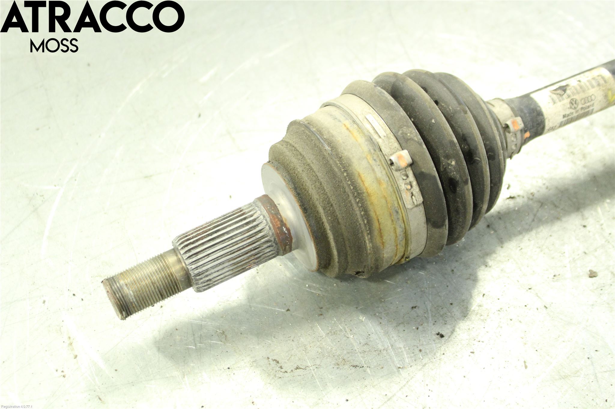 Porsche CAYENNE 03- Drivaksel Foran Kompl Høyre