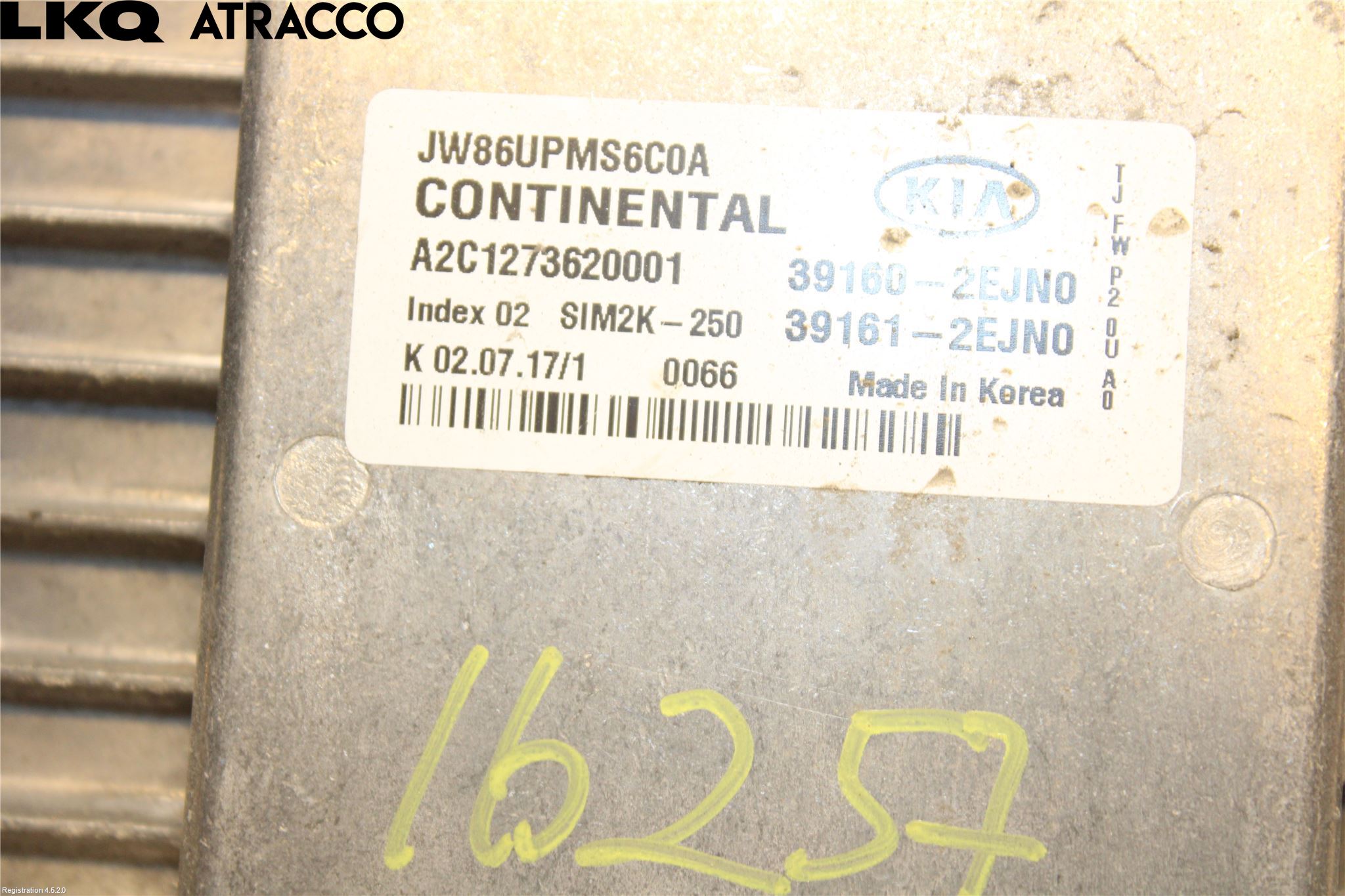 Kia OPTIMA 16-20 Styreenhet Innsprøytning