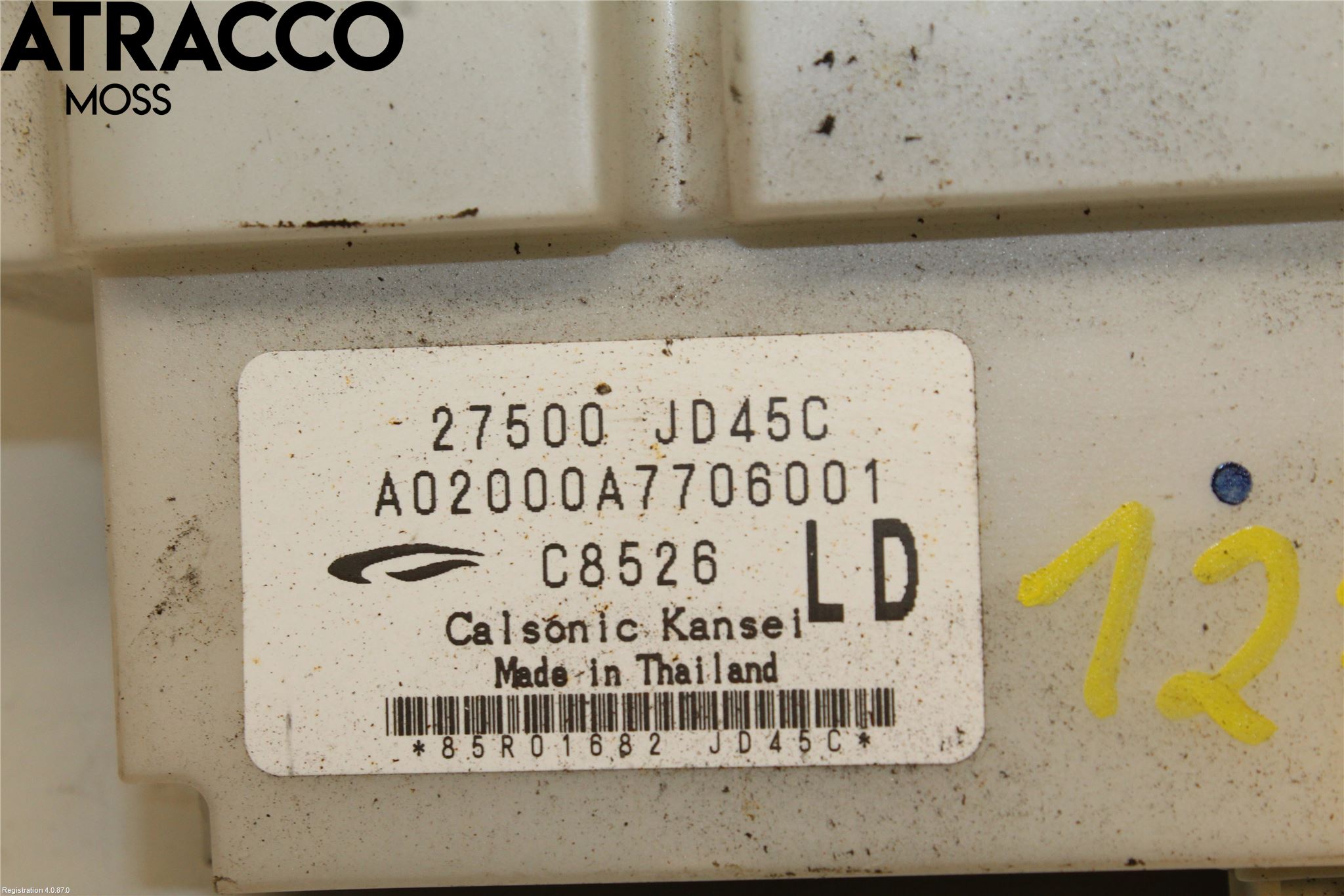 Nissan QASHQAI   07-10 Varme Ac Betjening-Display