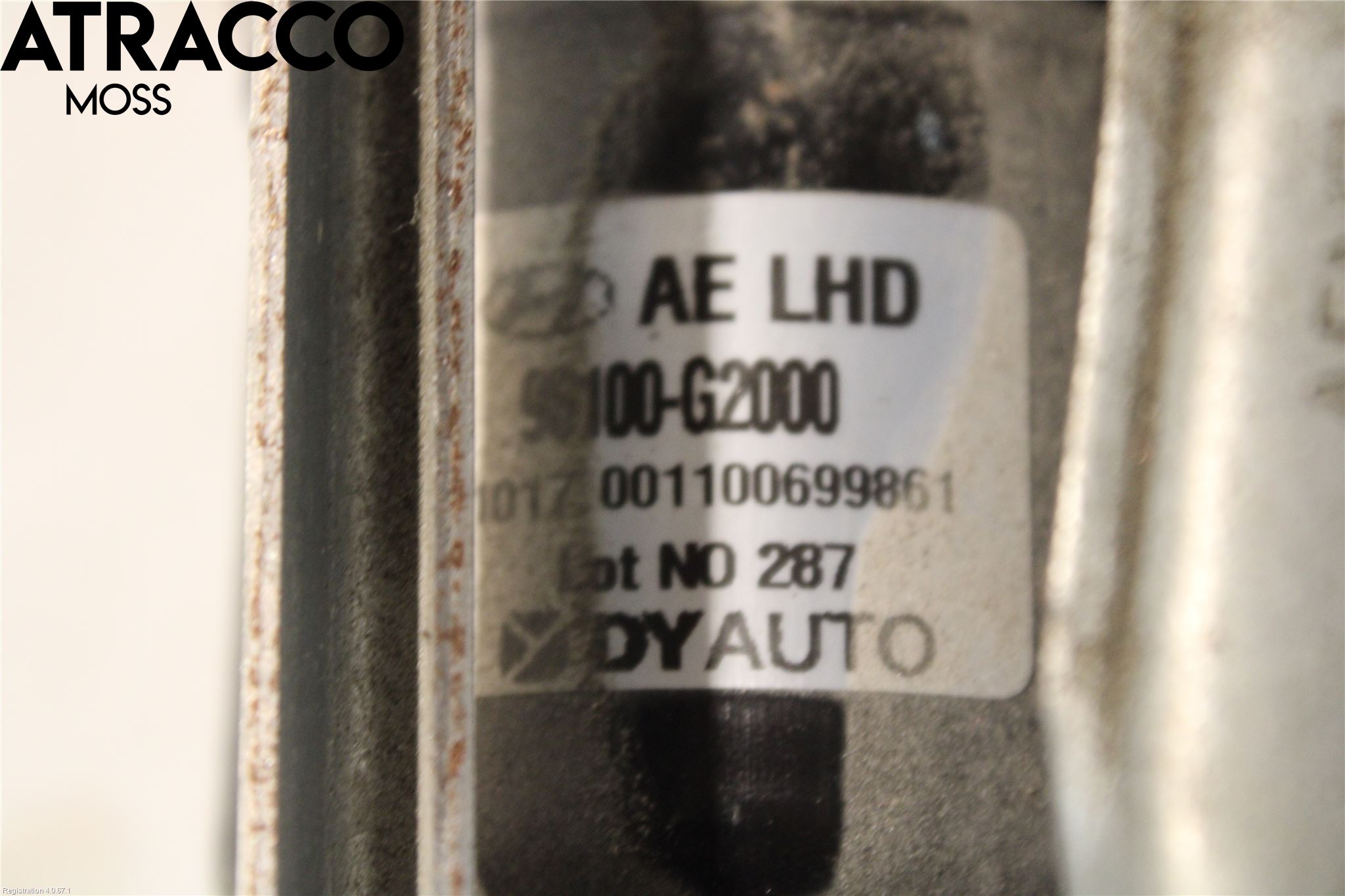 Hyundai IONIQ AE 17-22 Viskermotor Frontrute