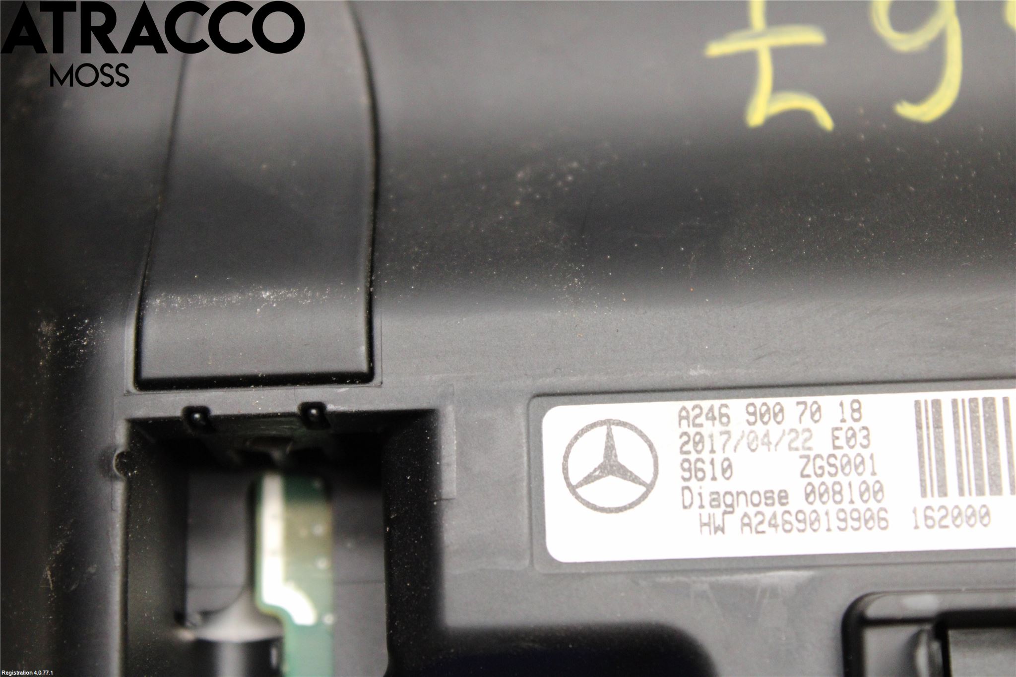 Mercedes-Benz MB B-KLASS (W246/W242) 12-19 Instr Skjerm Dvd-Gps-Ac-Tlf