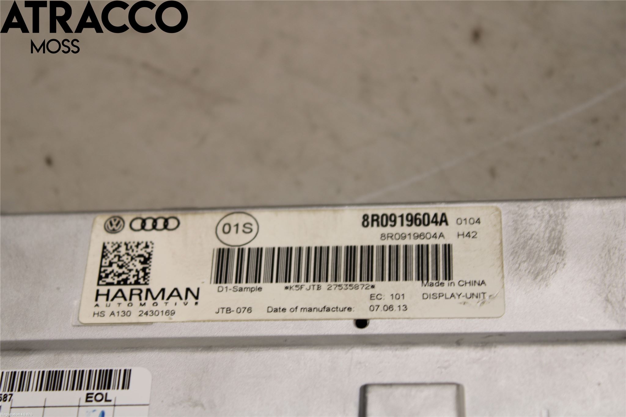 Audi Q7/SQ7 Multifunktionsdisplay