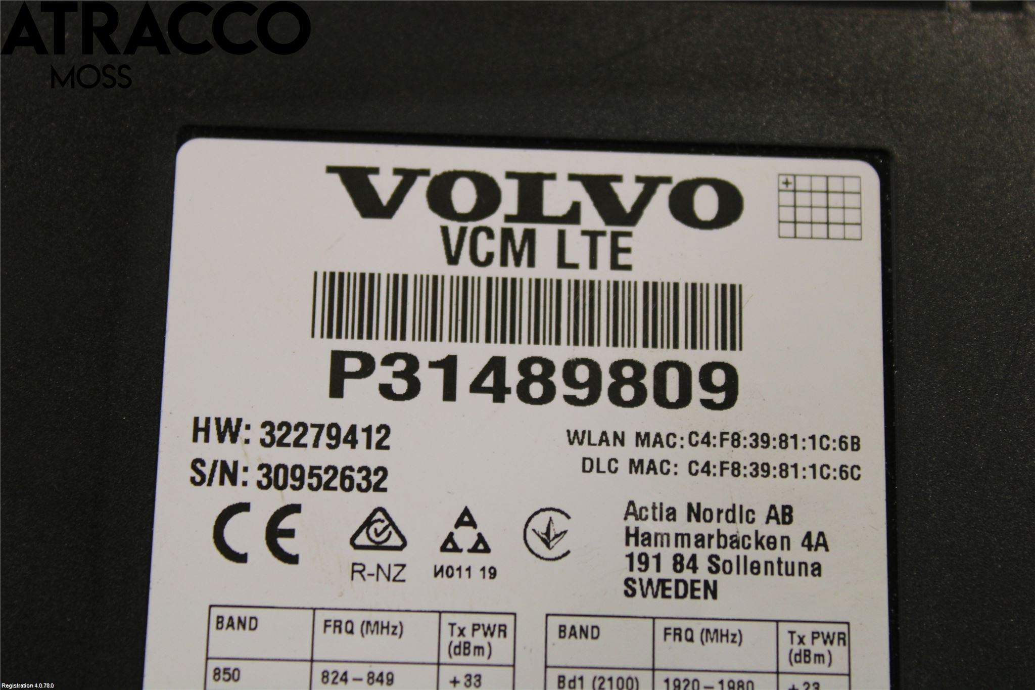 Volvo XC90/RECHARGE 16- Styreenhet Tale