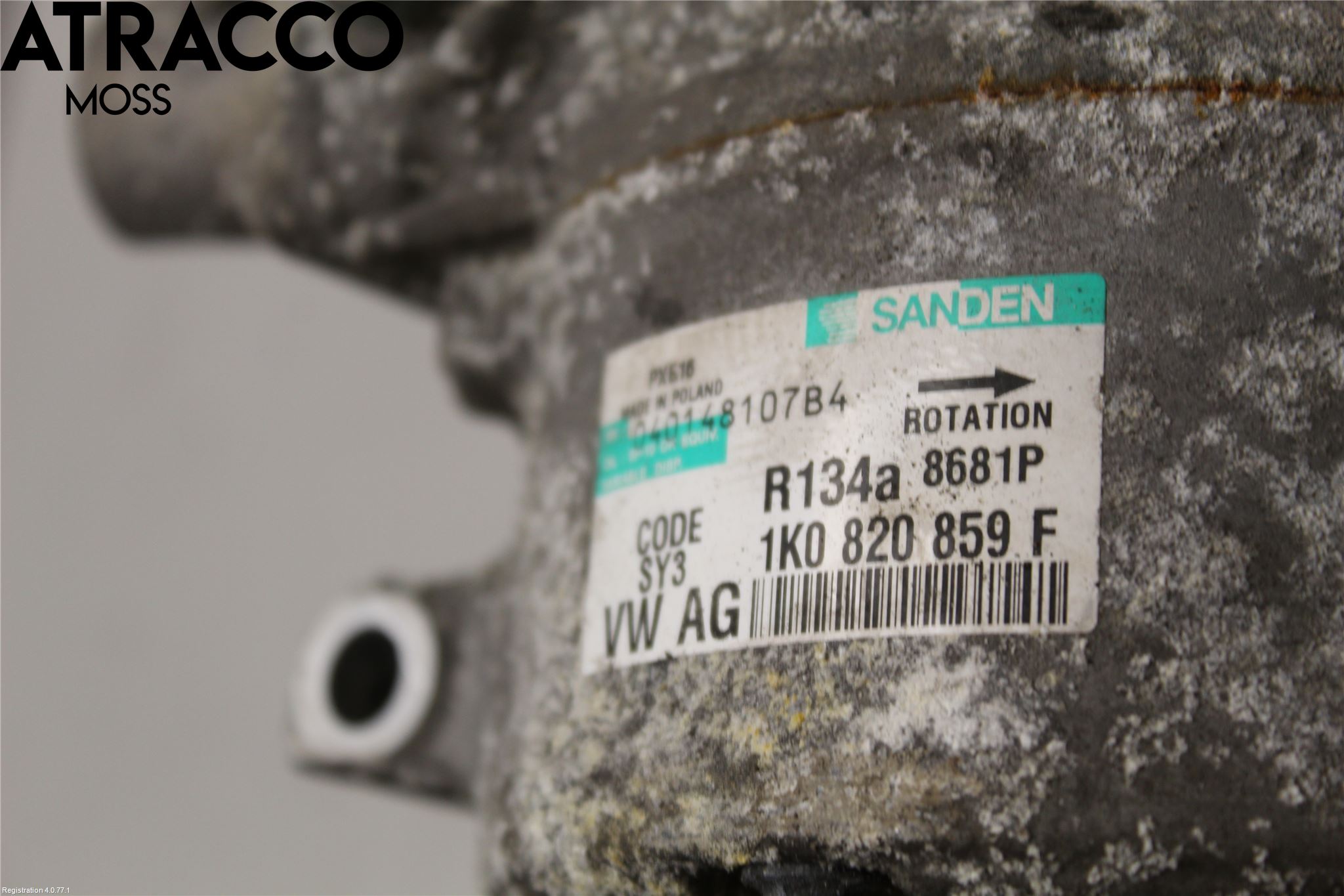 Volkswagen VW TIGUAN 07-16 Varme Ac Kompressor