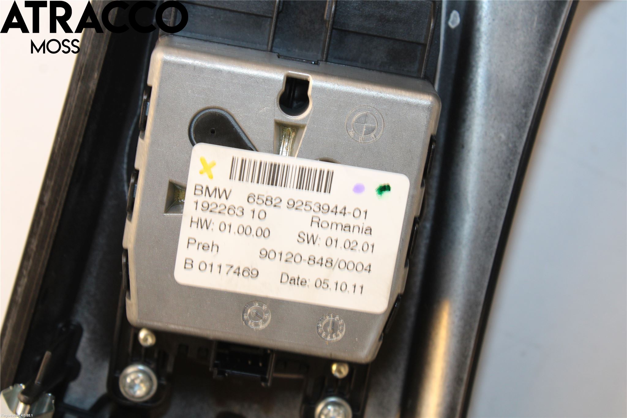 BMW 5 F10/F11/F18 09-17 Bryter Multifunksjon