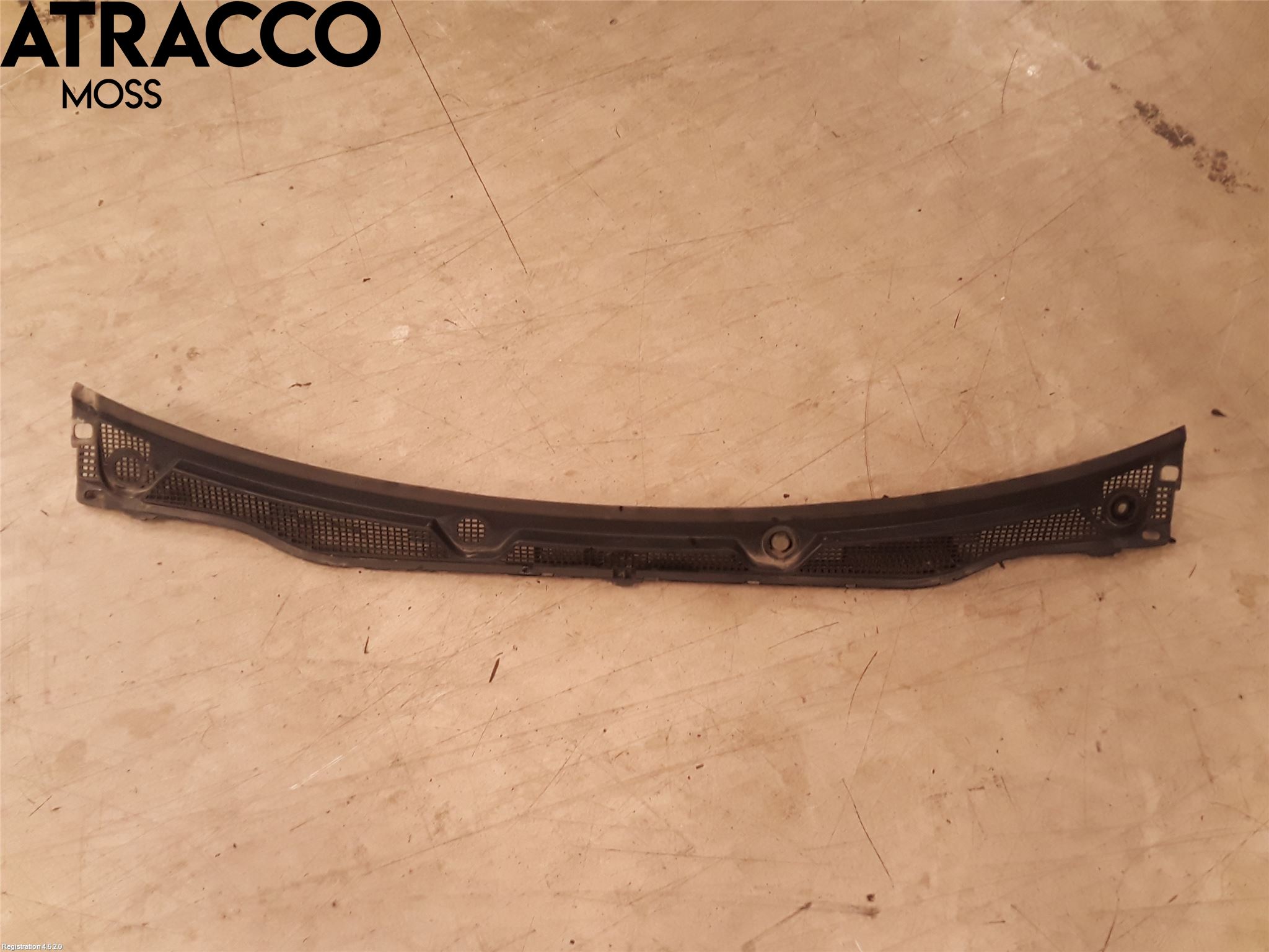 Renault CAPTUR 13-19 Visker Deksel-Grill-Under Frr