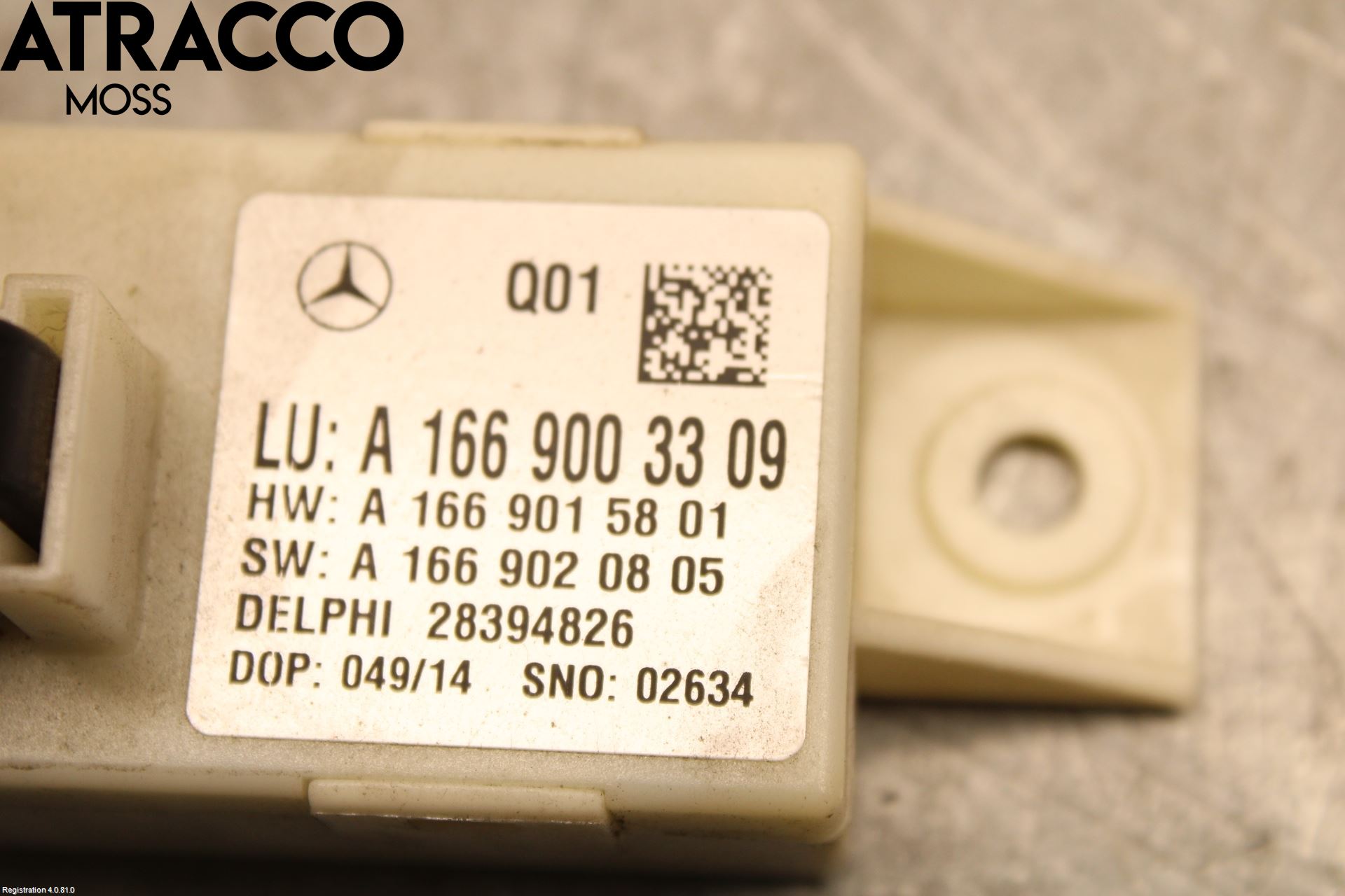 Mercedes-Benz MB A-KLASS (W176) 13-18 Styreenhet Øvrig